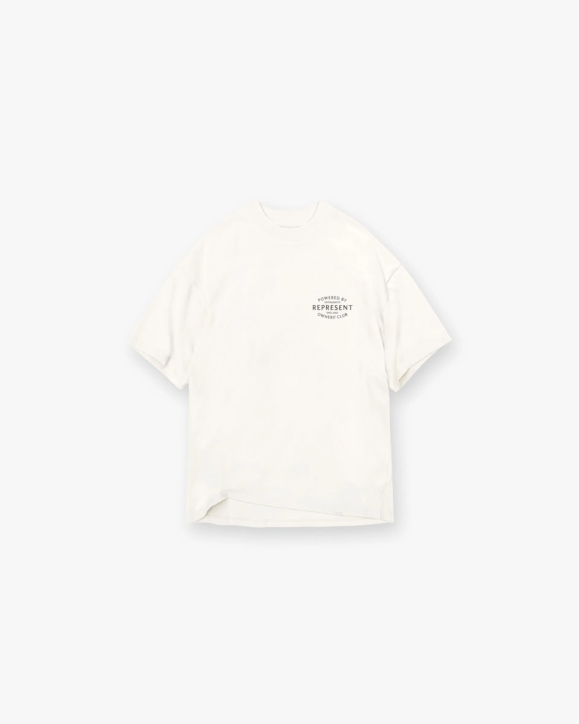 Represent Owners Club Stamp T-Shirt - Flat White sold by Represent