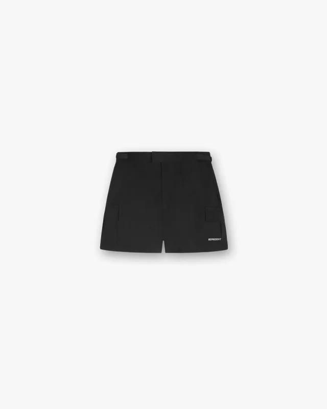 Cargo Swim Shorts - Jet Black sold by Represent