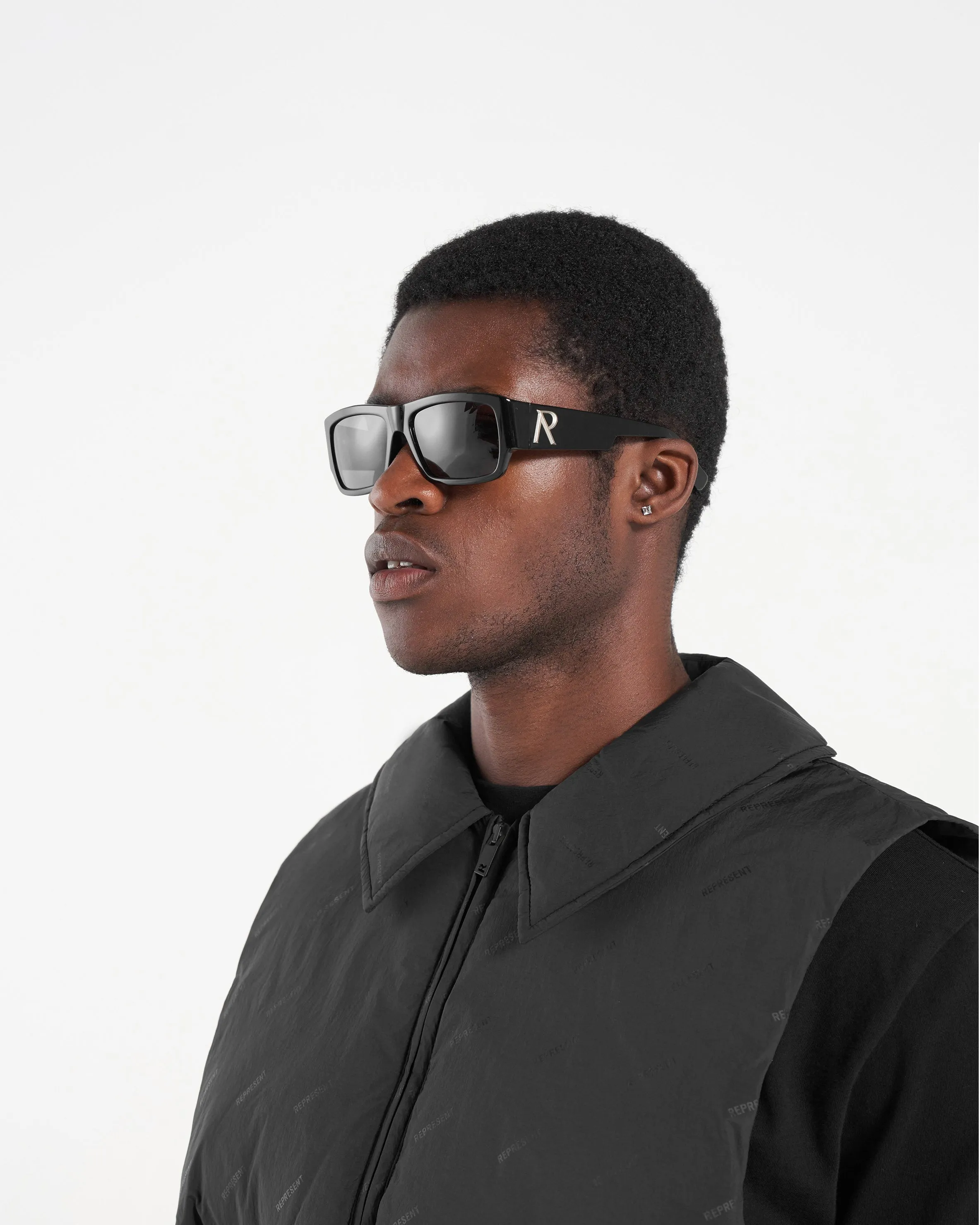 Initial Sunglasses - Black sold by Represent product image thumbnail 4