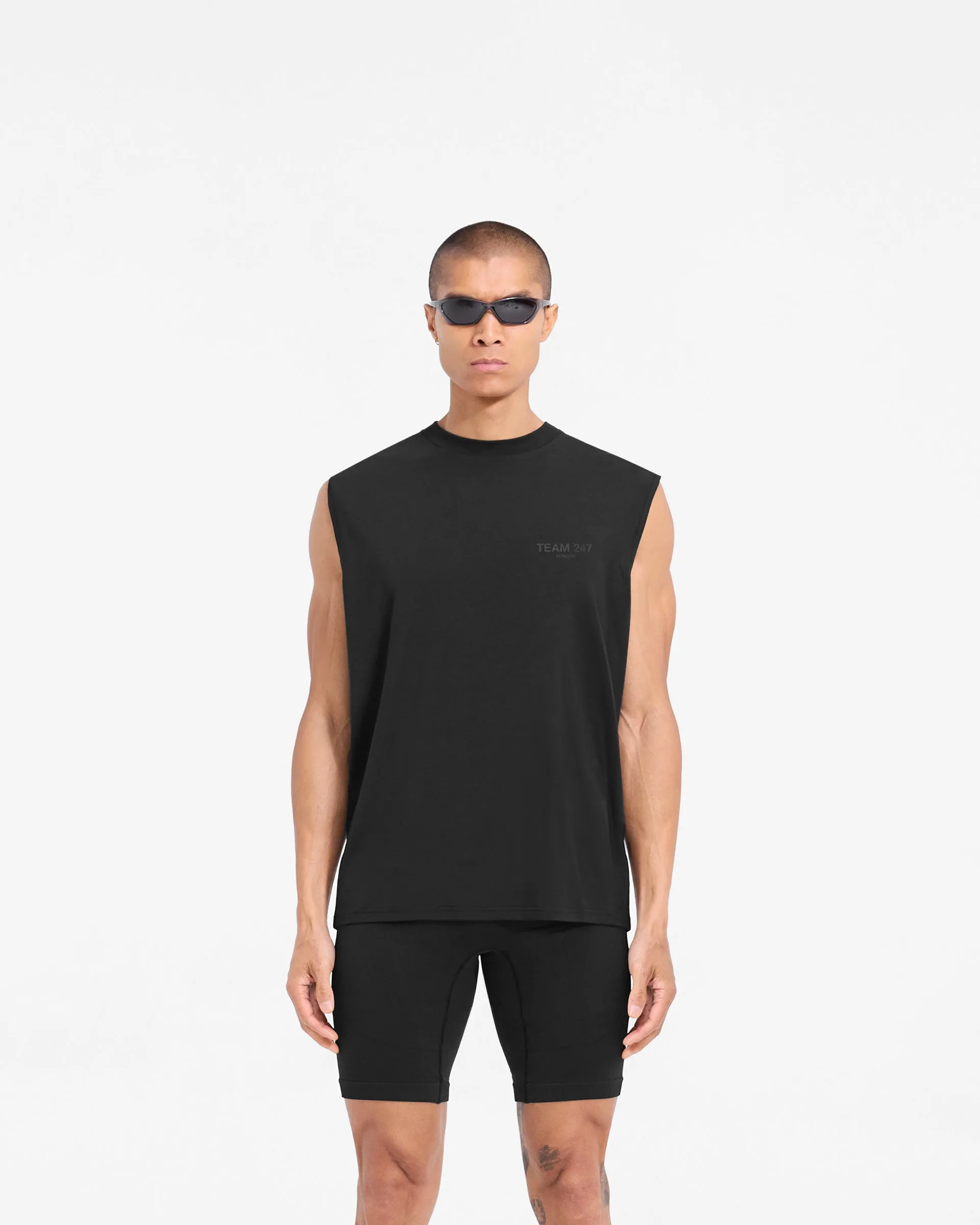 Team 247 Oversized Tank - Matte Black sold by Represent product image thumbnail 3