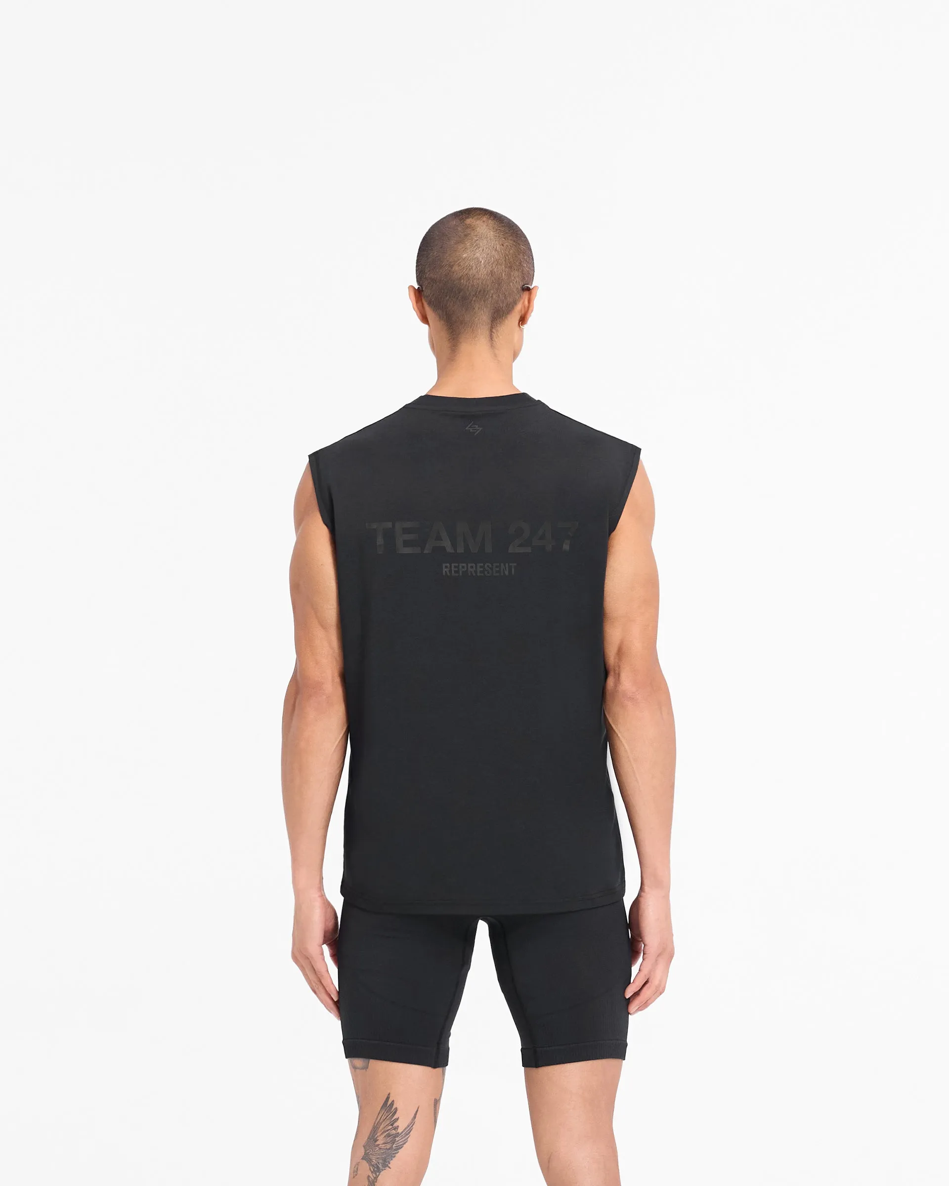 Team 247 Oversized Tank - Matte Black sold by Represent product image thumbnail 4