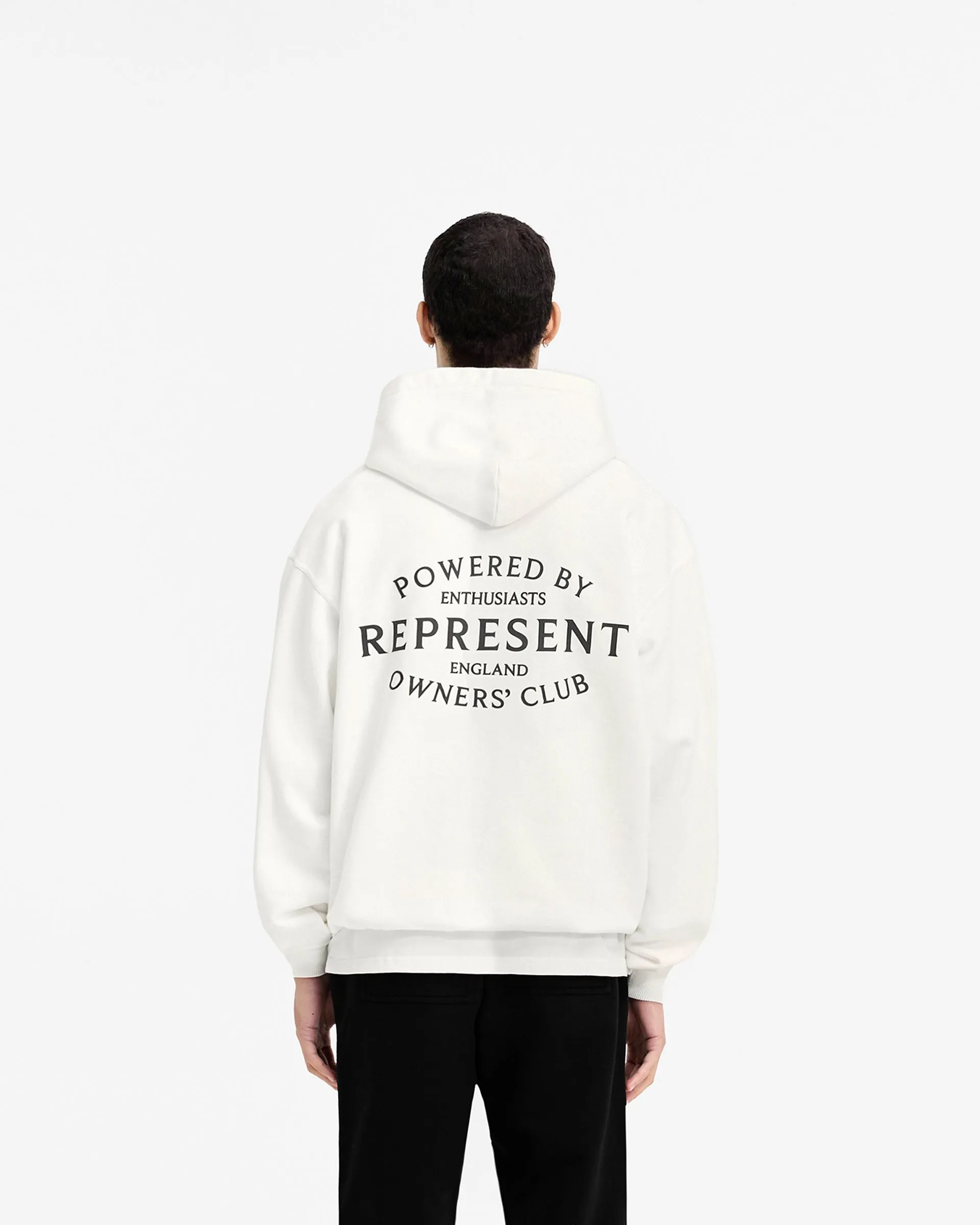 Represent Owners Club Stamp Hoodie - Flat White sold by Represent product image thumbnail 5