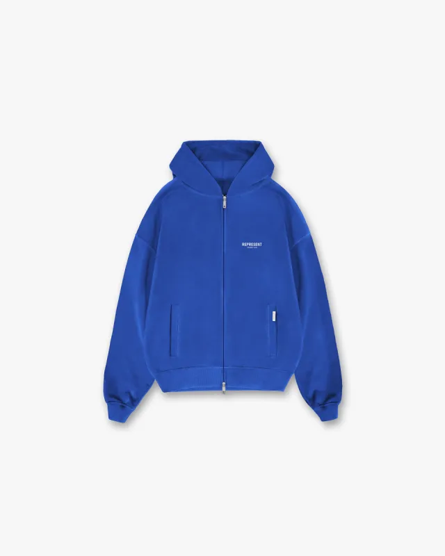 Represent Owners Club Zip Hoodie - Cobalt sold by Represent