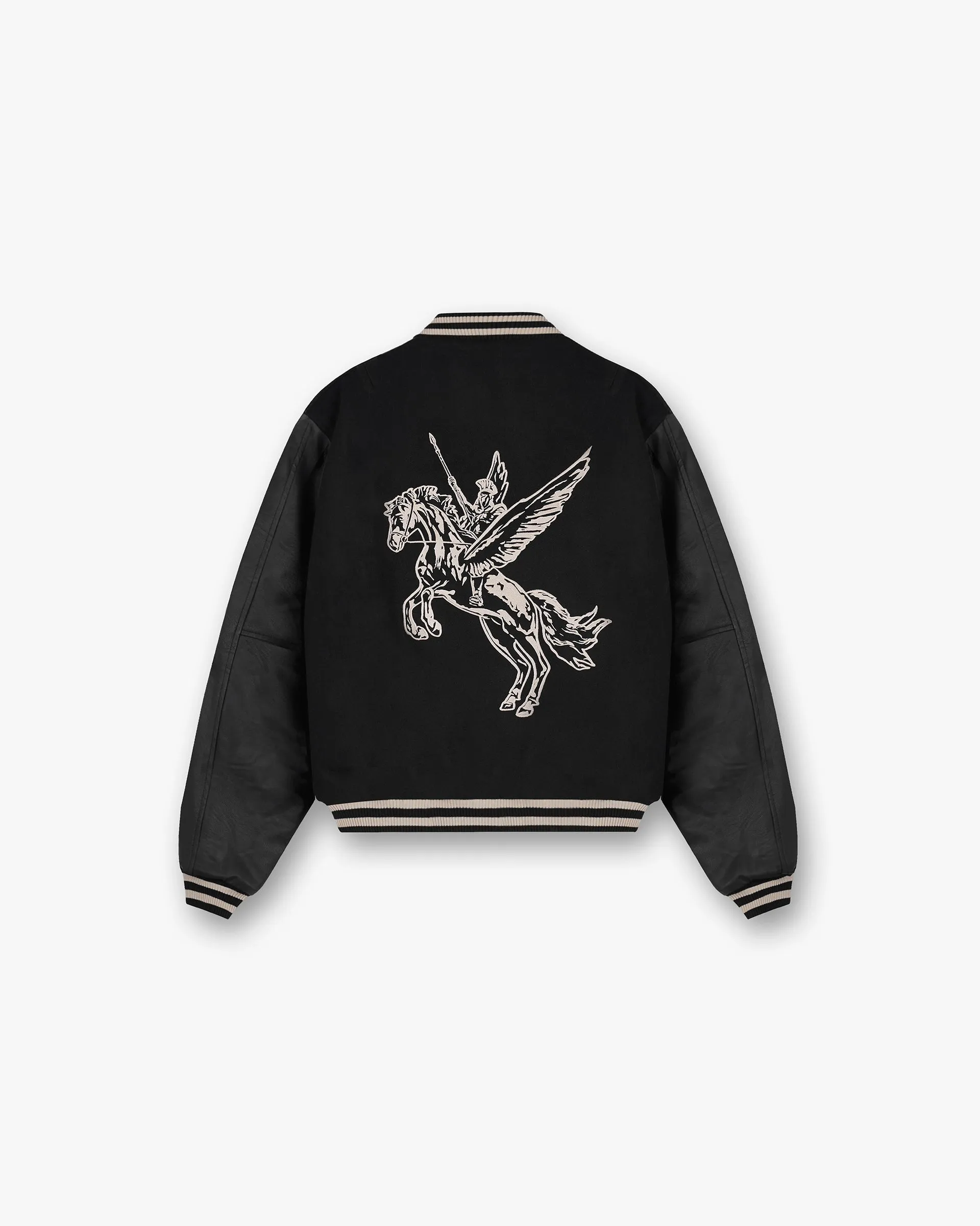 Mascot Wool Varsity Jacket - Jet Black sold by Represent product image thumbnail 2
