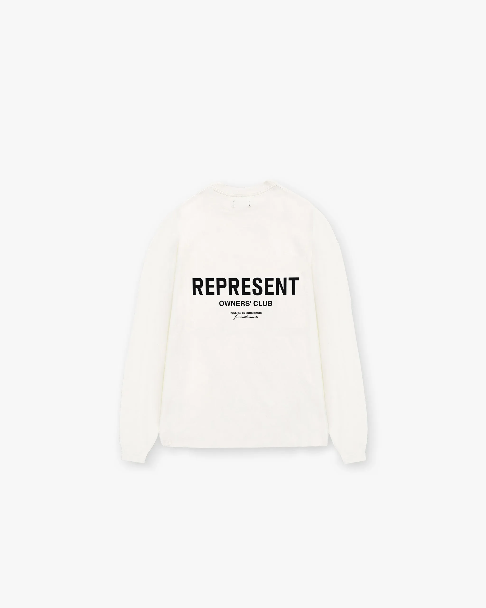 Represent Owners Club Long Sleeve T-Shirt - Flat White sold by Represent product image thumbnail 2
