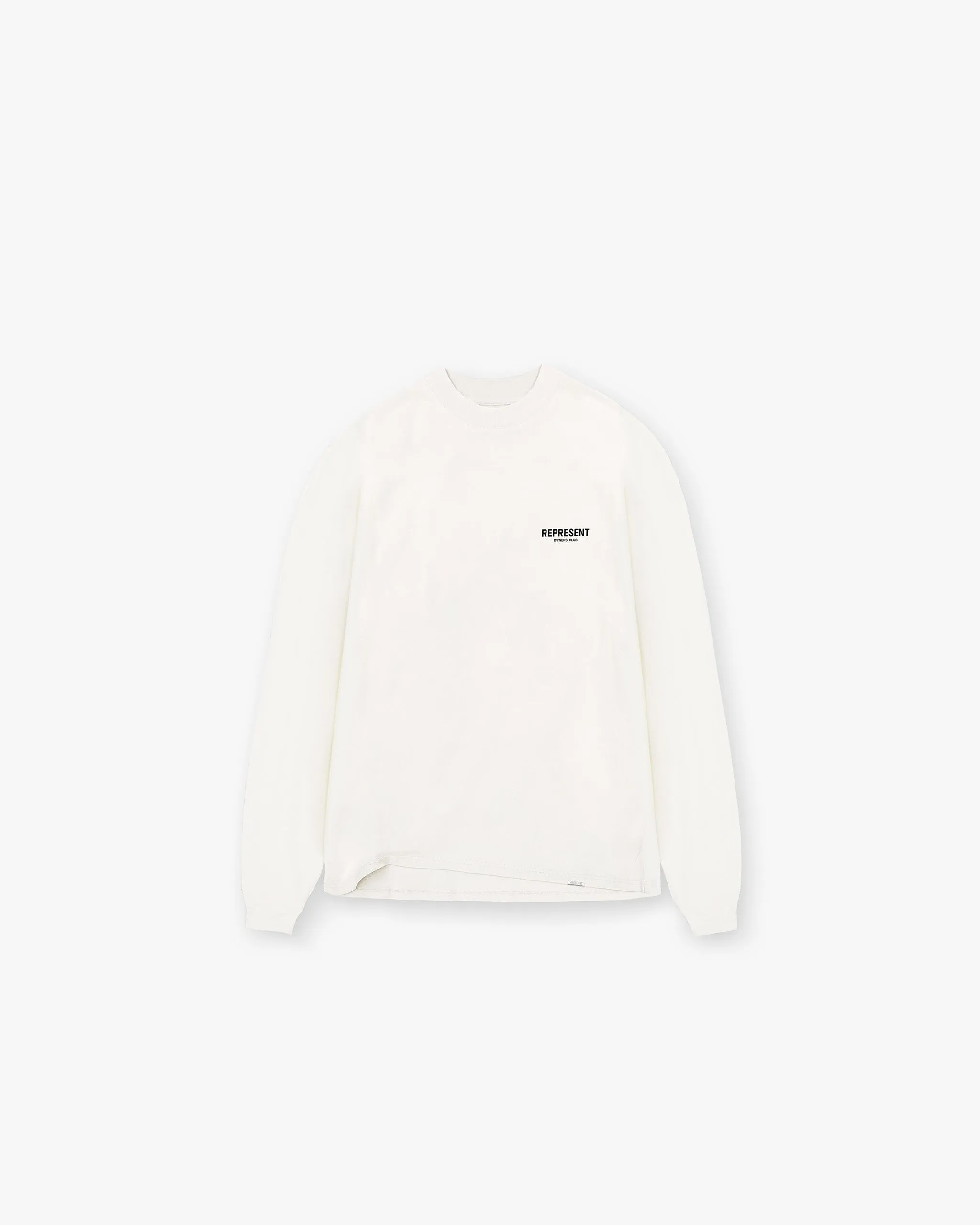 Represent Owners Club Long Sleeve T-Shirt - Flat White sold by Represent