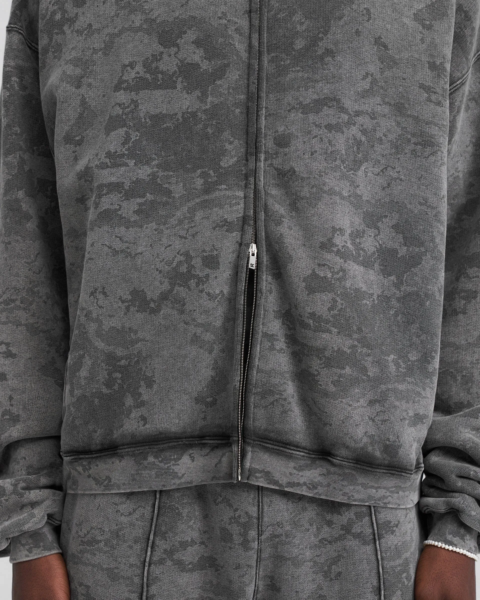 Heavyweight Initial Zip Hoodie - Fade Out Camo | Parallel