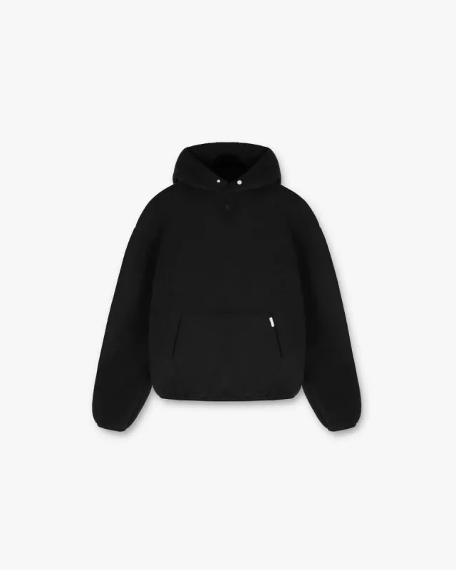 Fleece Oversized Hoodie - Black sold by Represent
