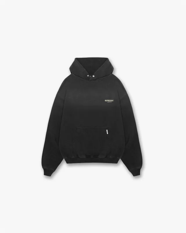 Represent Owners Club Hoodie - Aged Black sold by Represent
