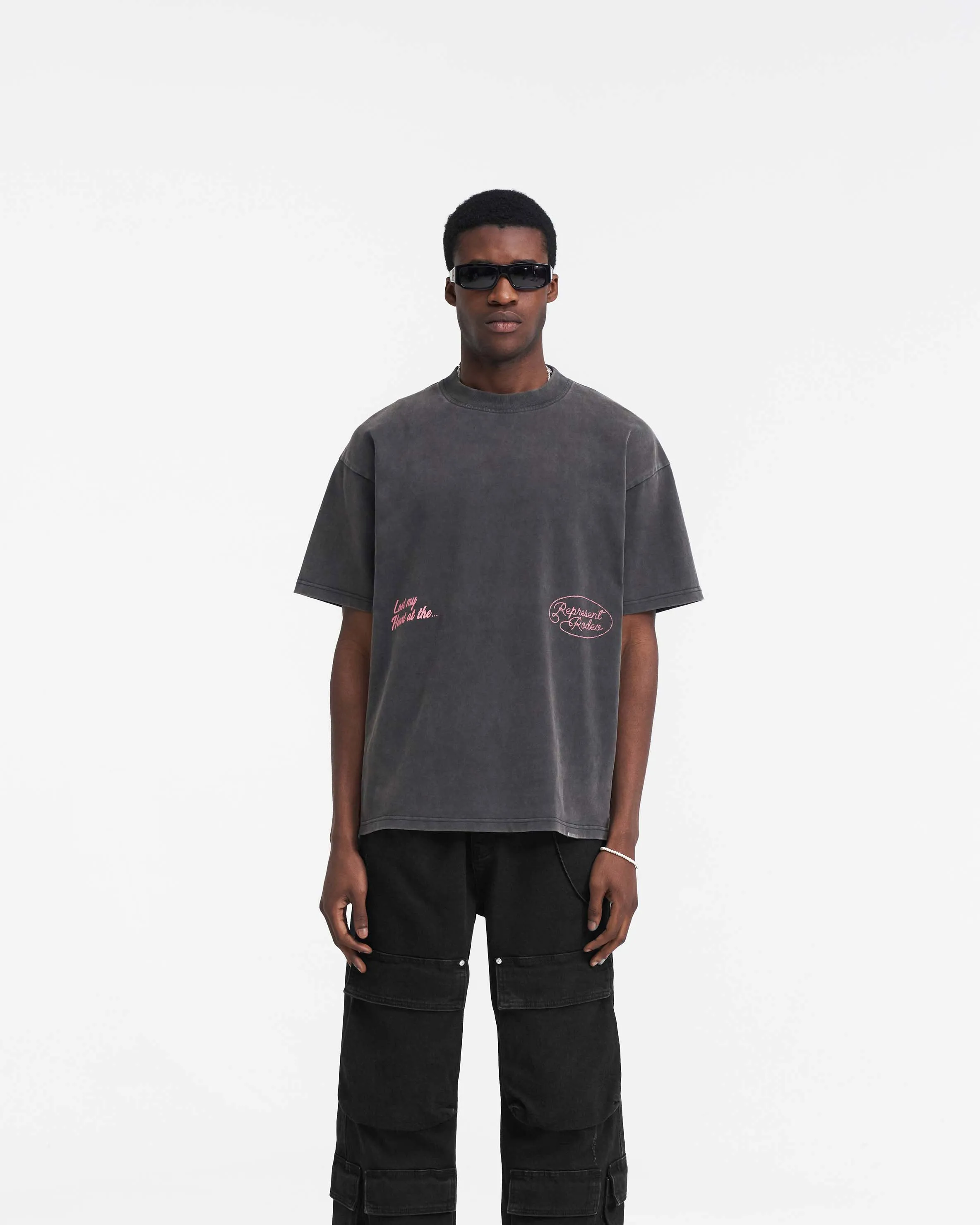 Chain Stitch Rodeo T-Shirt - Vintage Grey sold by Represent product image thumbnail 3
