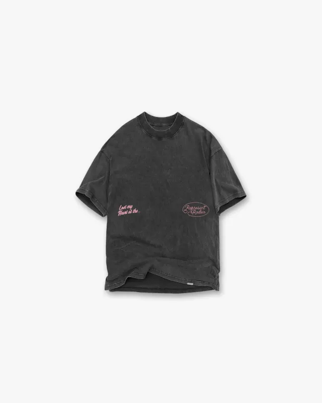 Chain Stitch Rodeo T-Shirt - Vintage Grey sold by Represent