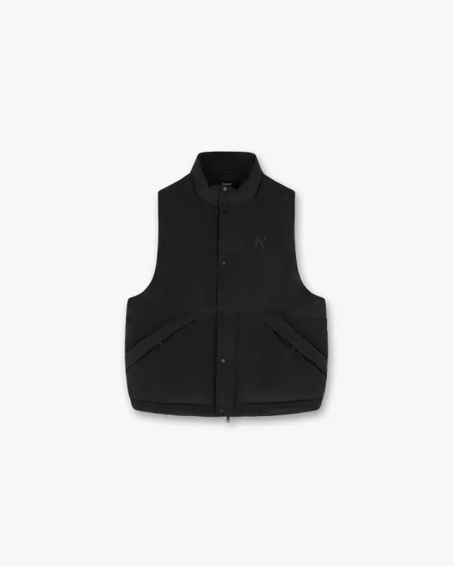 Puffer Gilet - Jet Black sold by Represent