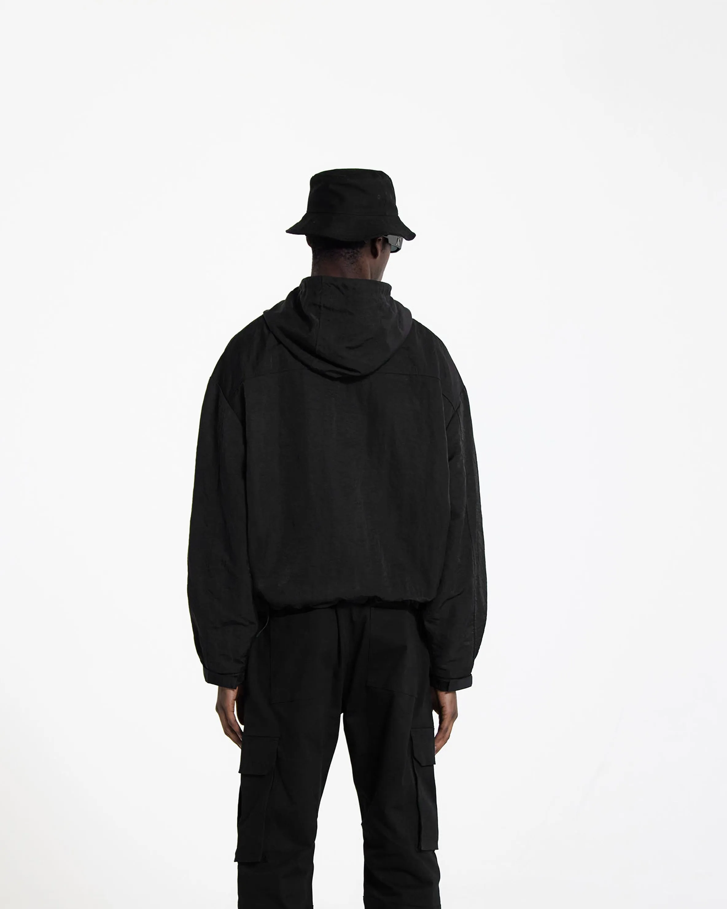 Hooded Track Jacket - Jet Black sold by Represent product image thumbnail 4