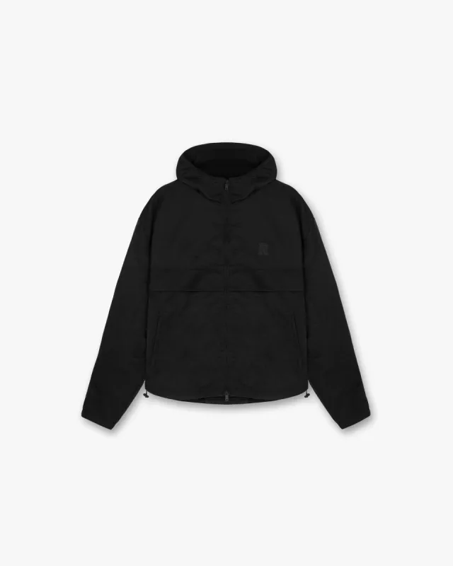Hooded Track Jacket - Jet Black sold by Represent