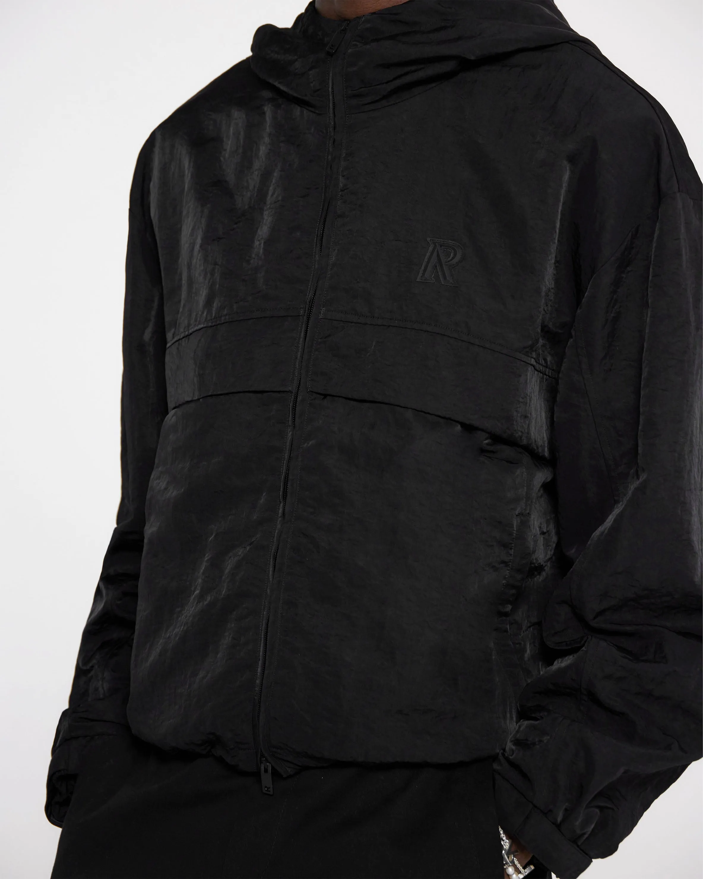 Hooded Track Jacket - Jet Black sold by Represent product image thumbnail 5
