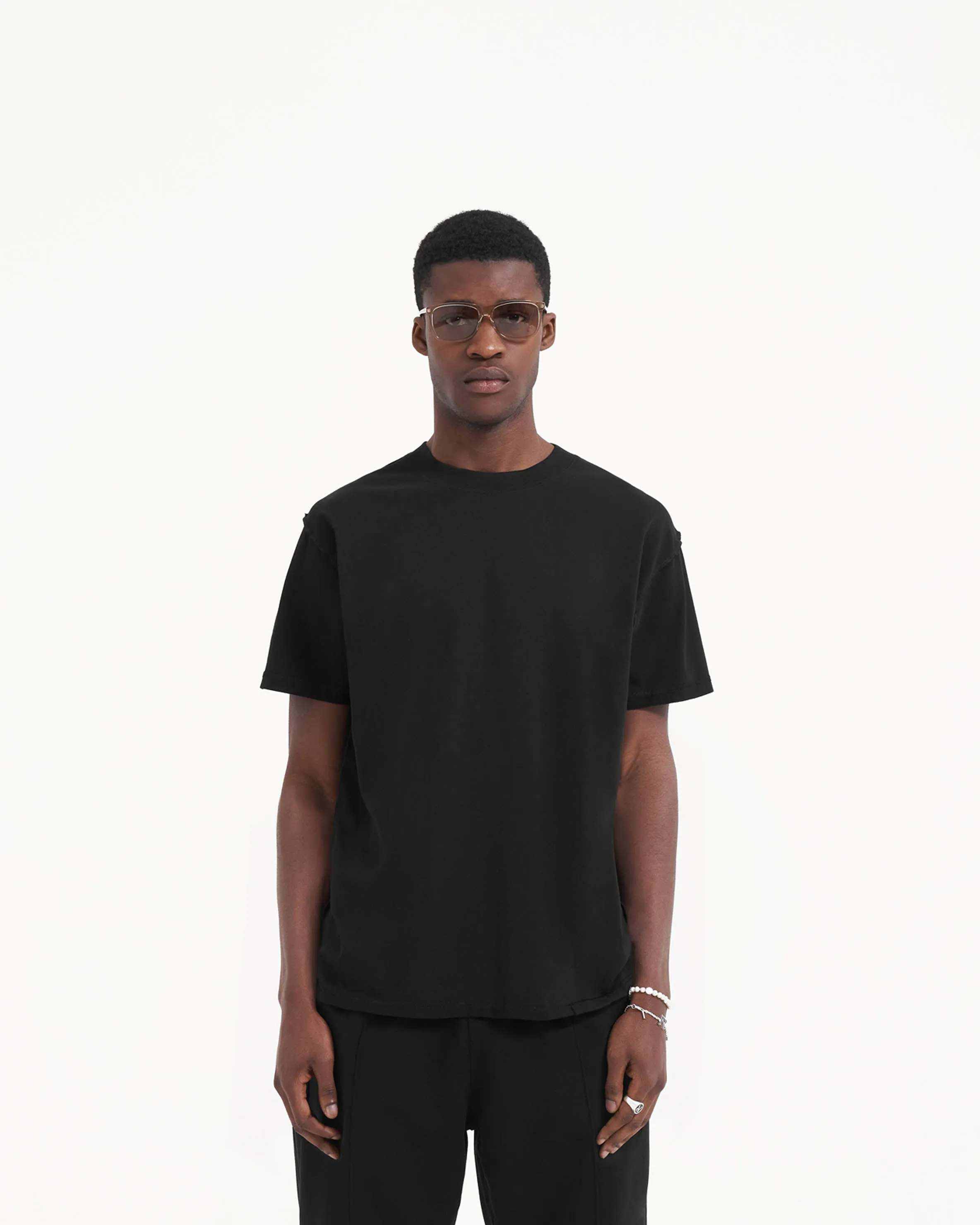 Initial T-Shirt - Jet Black sold by Represent product image thumbnail 3