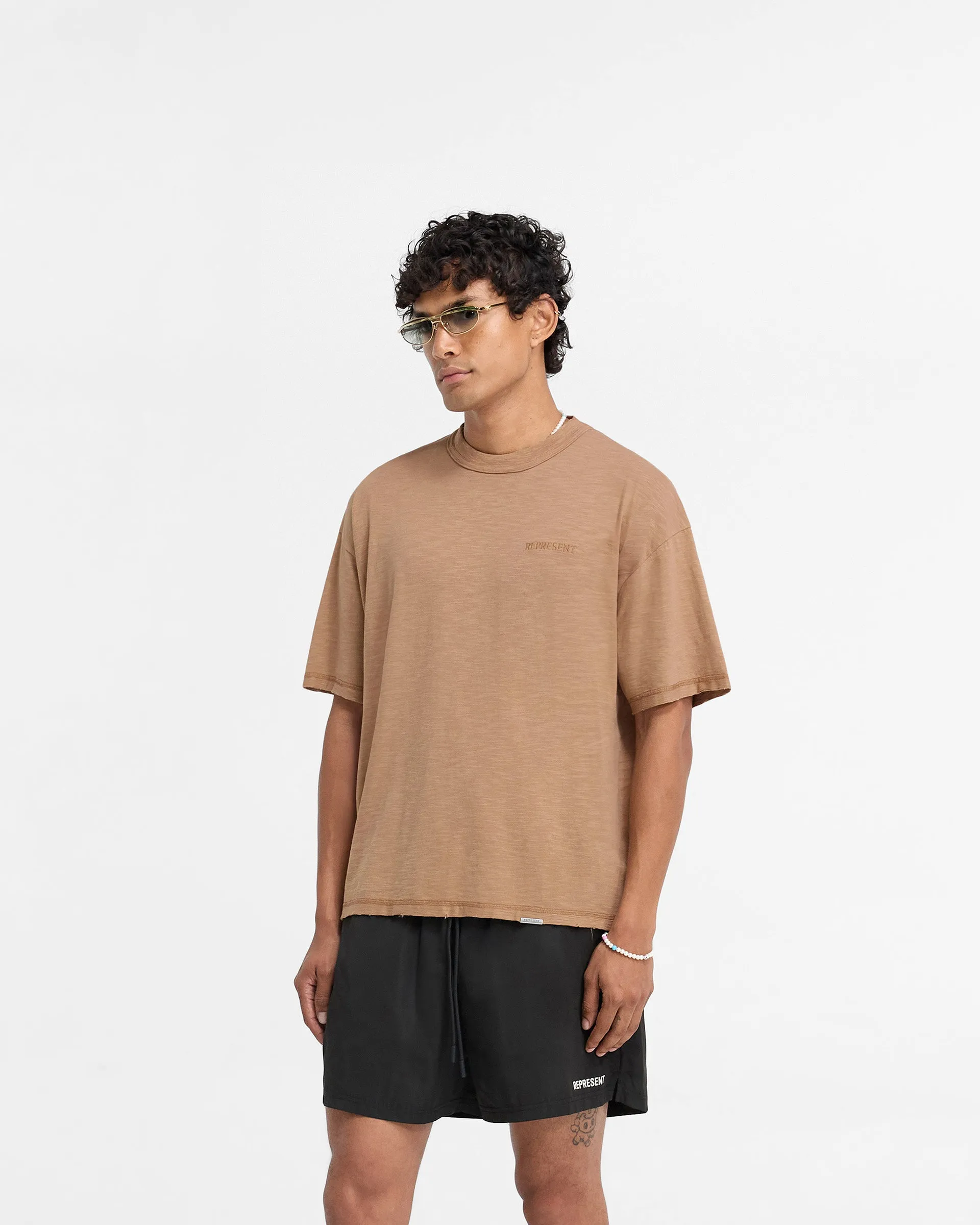 Slub T-Shirt - Walnut sold by Represent product image thumbnail 2