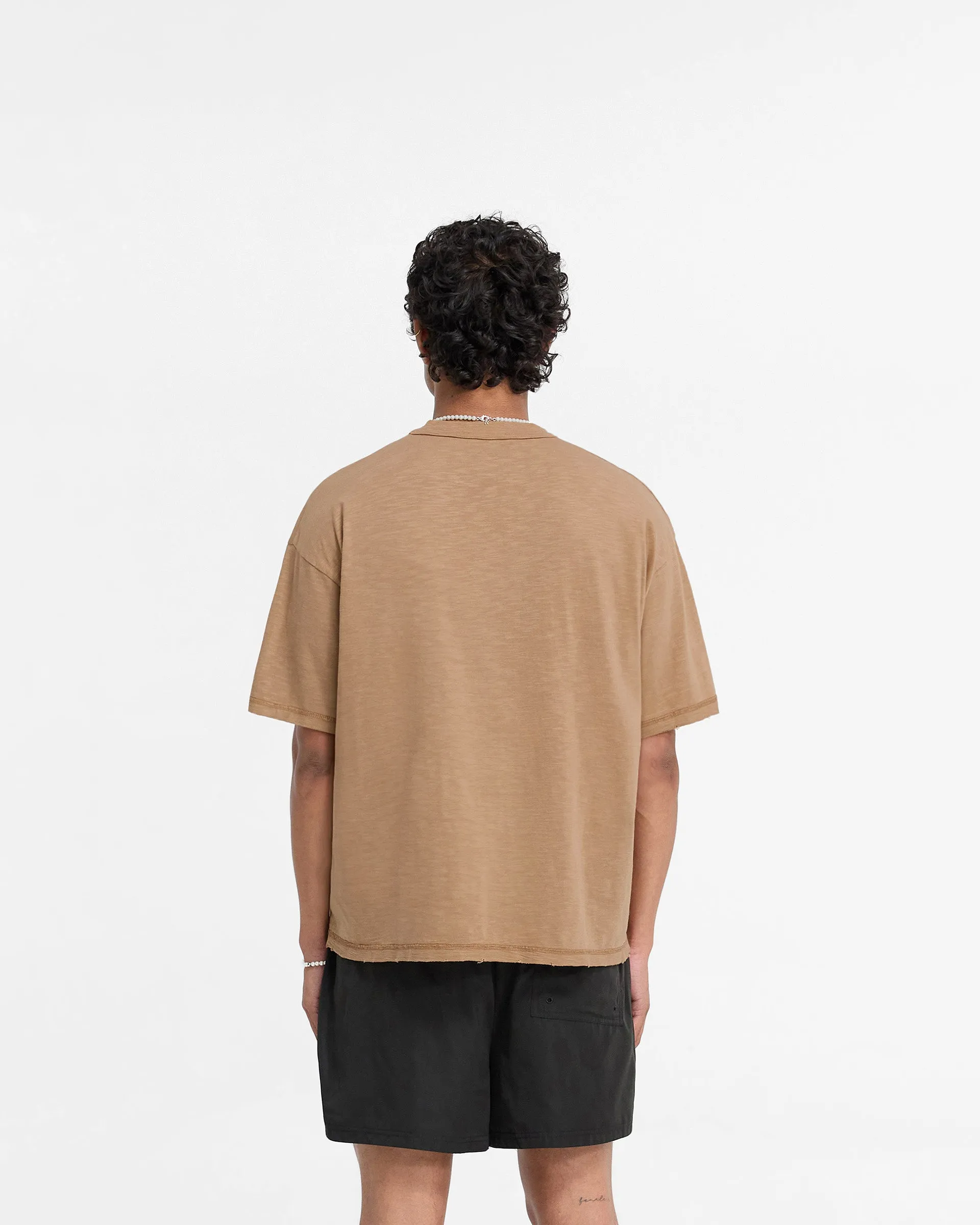 Slub T-Shirt - Walnut sold by Represent product image thumbnail 4