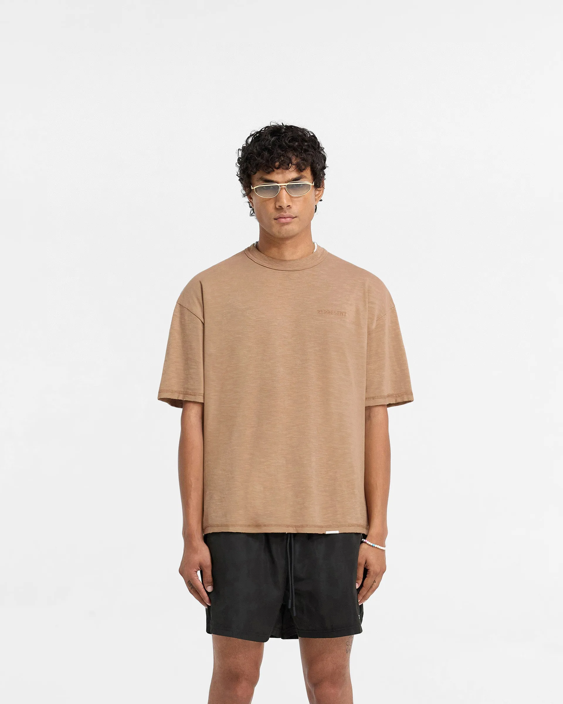 Slub T-Shirt - Walnut sold by Represent product image thumbnail 3