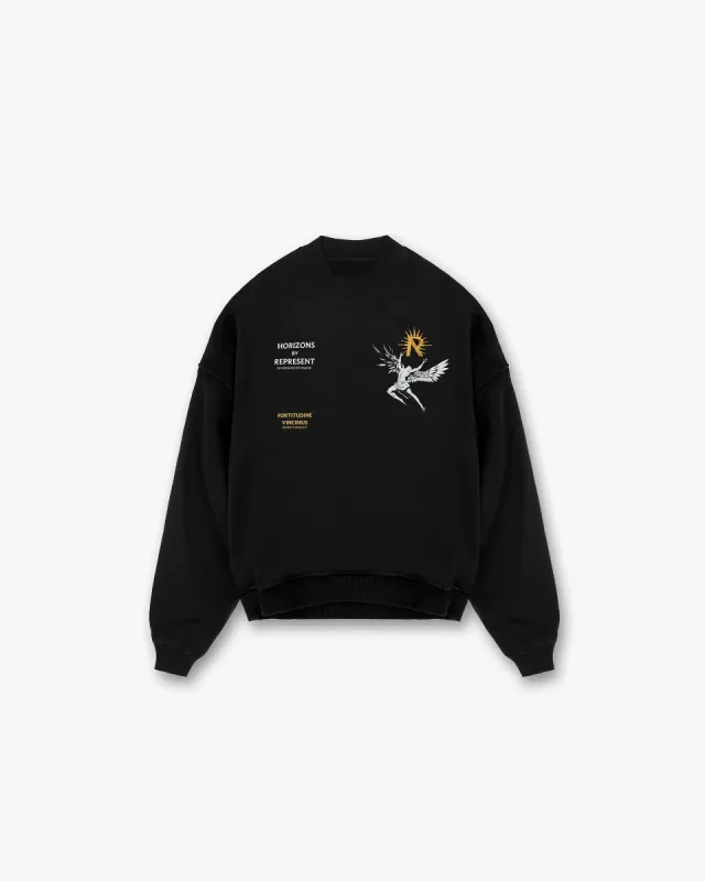 Icarus Sweater - Jet Black sold by Represent