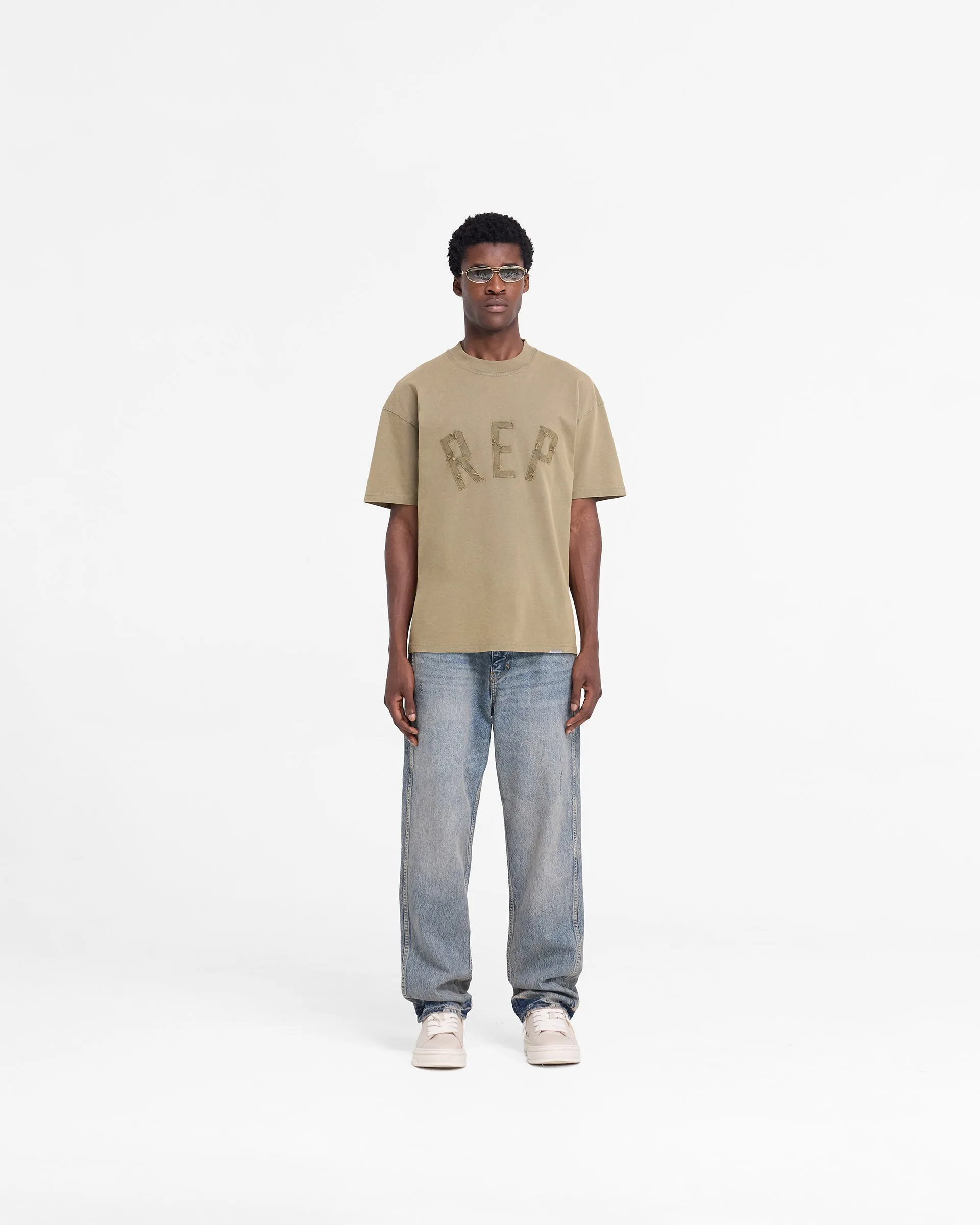 Rep Applique T-Shirt - Fawn sold by Represent product image thumbnail 4