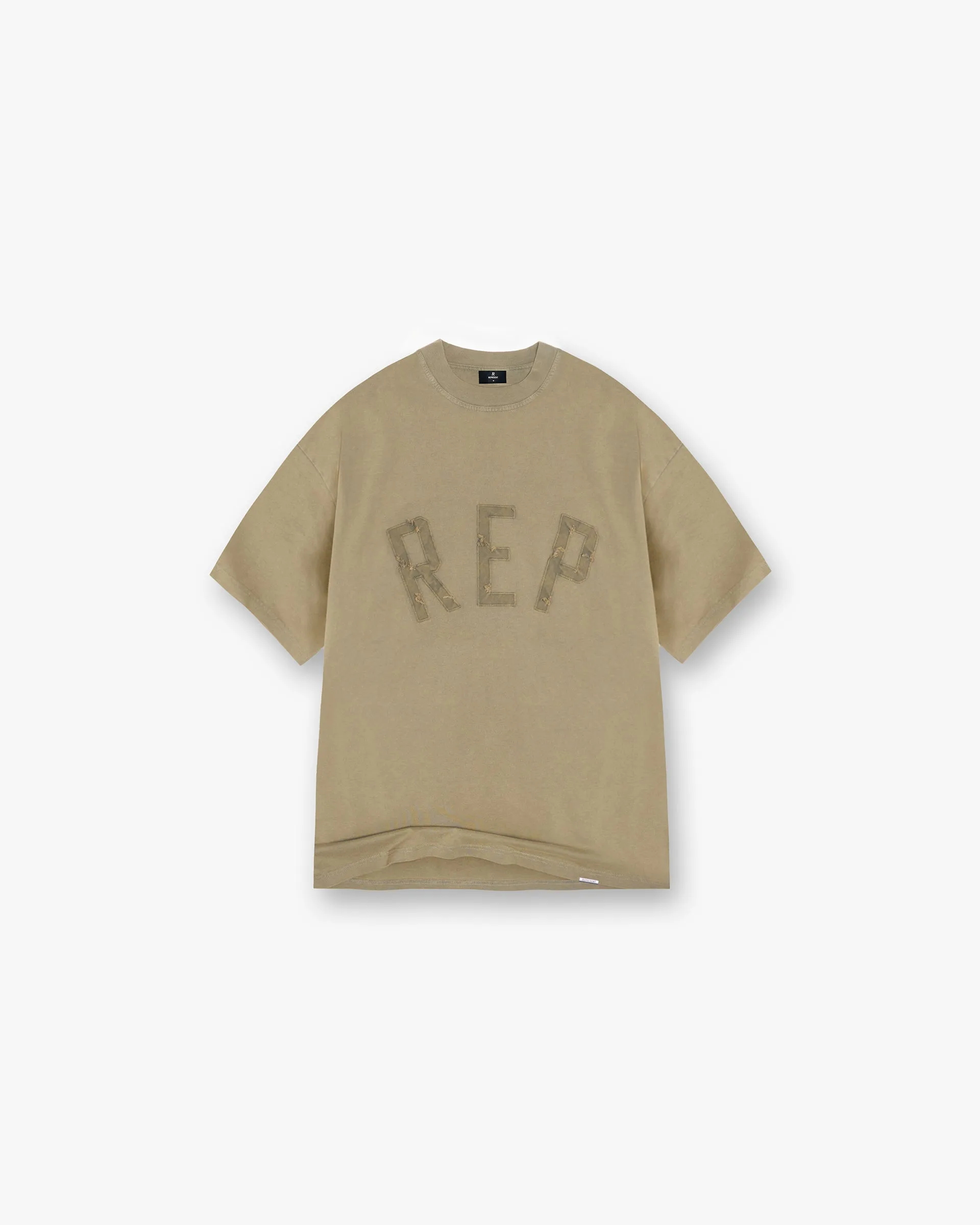 Rep Applique T-Shirt - Fawn sold by Represent