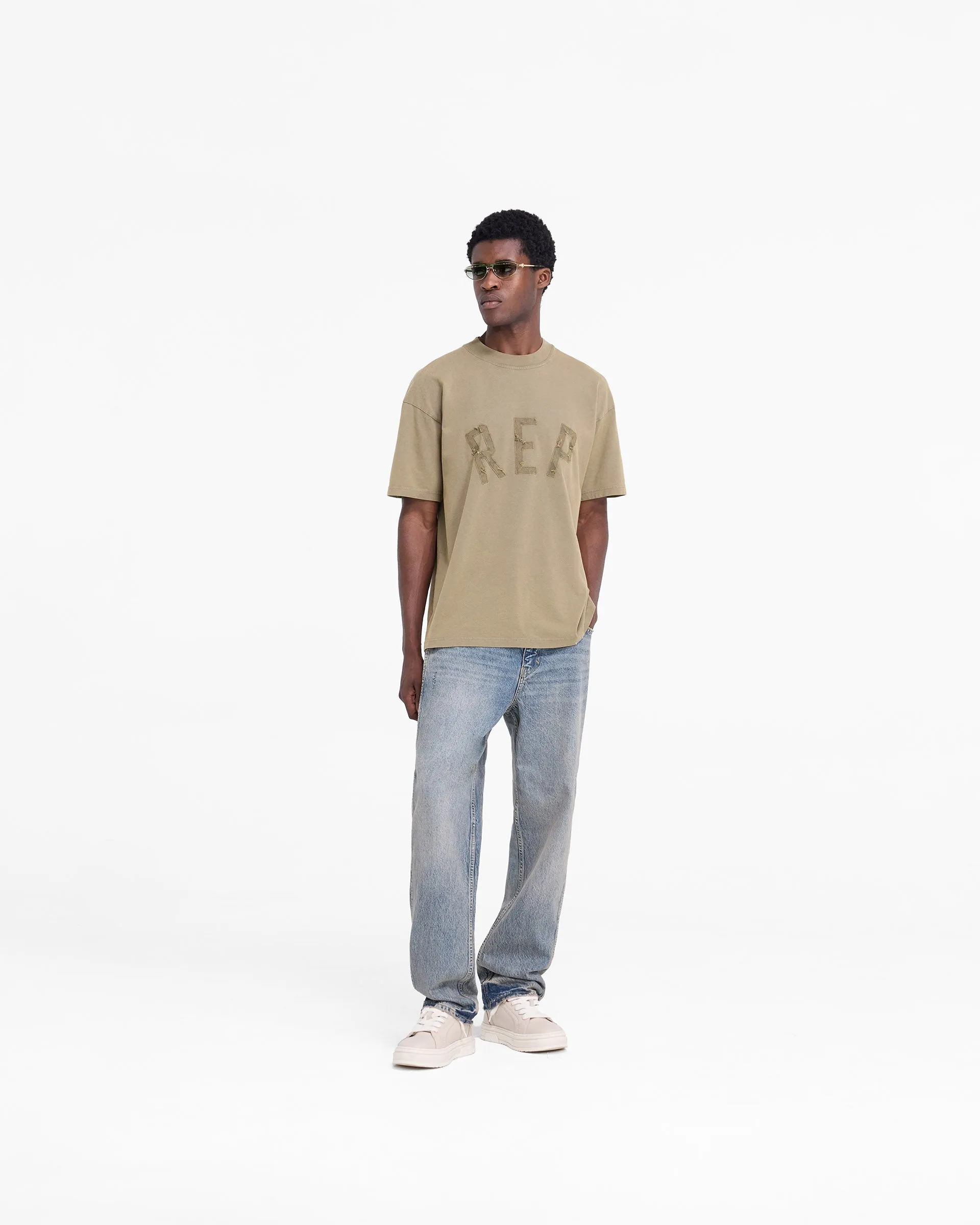 Rep Applique T-Shirt - Fawn sold by Represent product image thumbnail 5