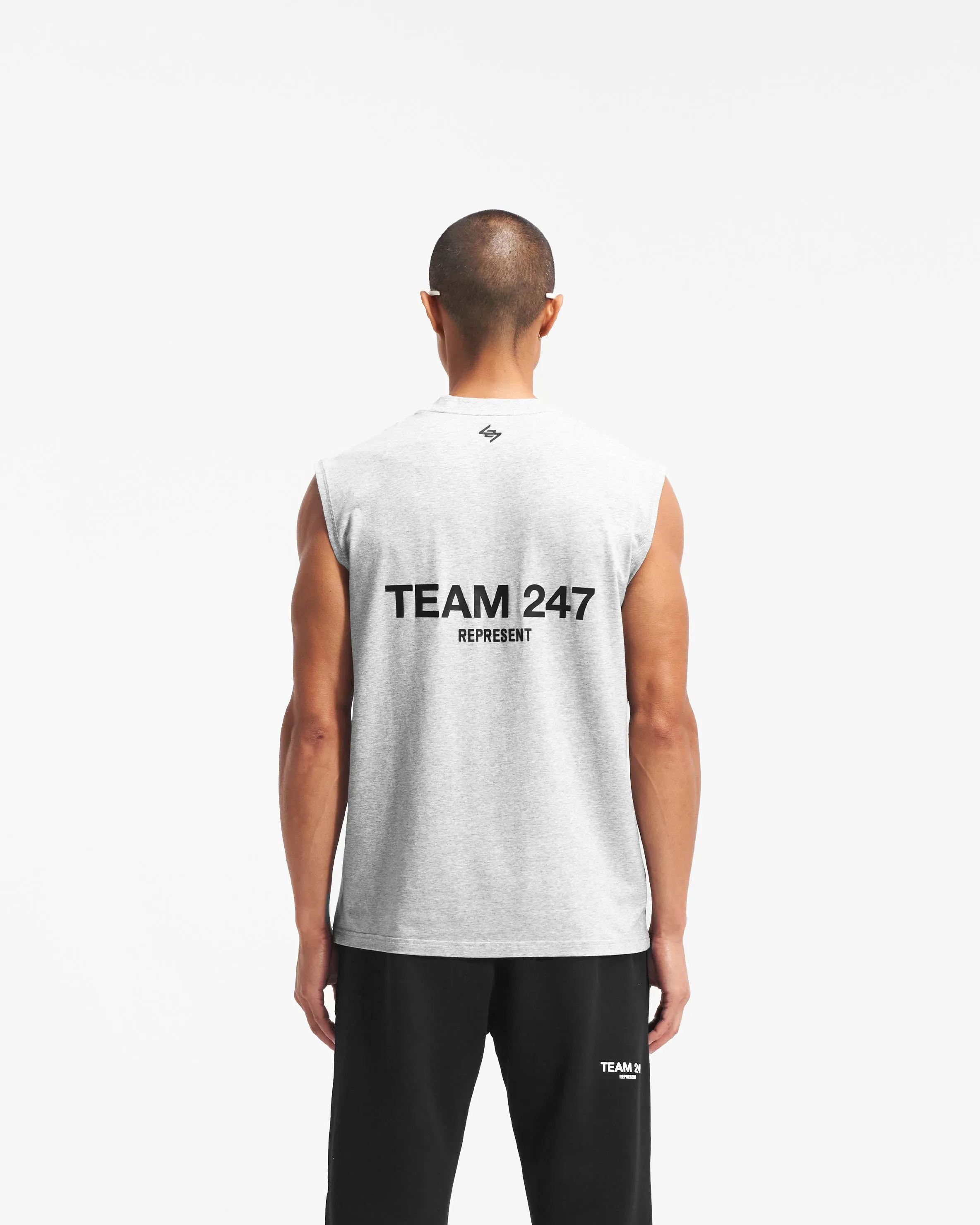 Team 247 Oversized Tank - Ash Grey sold by Represent product image thumbnail 4