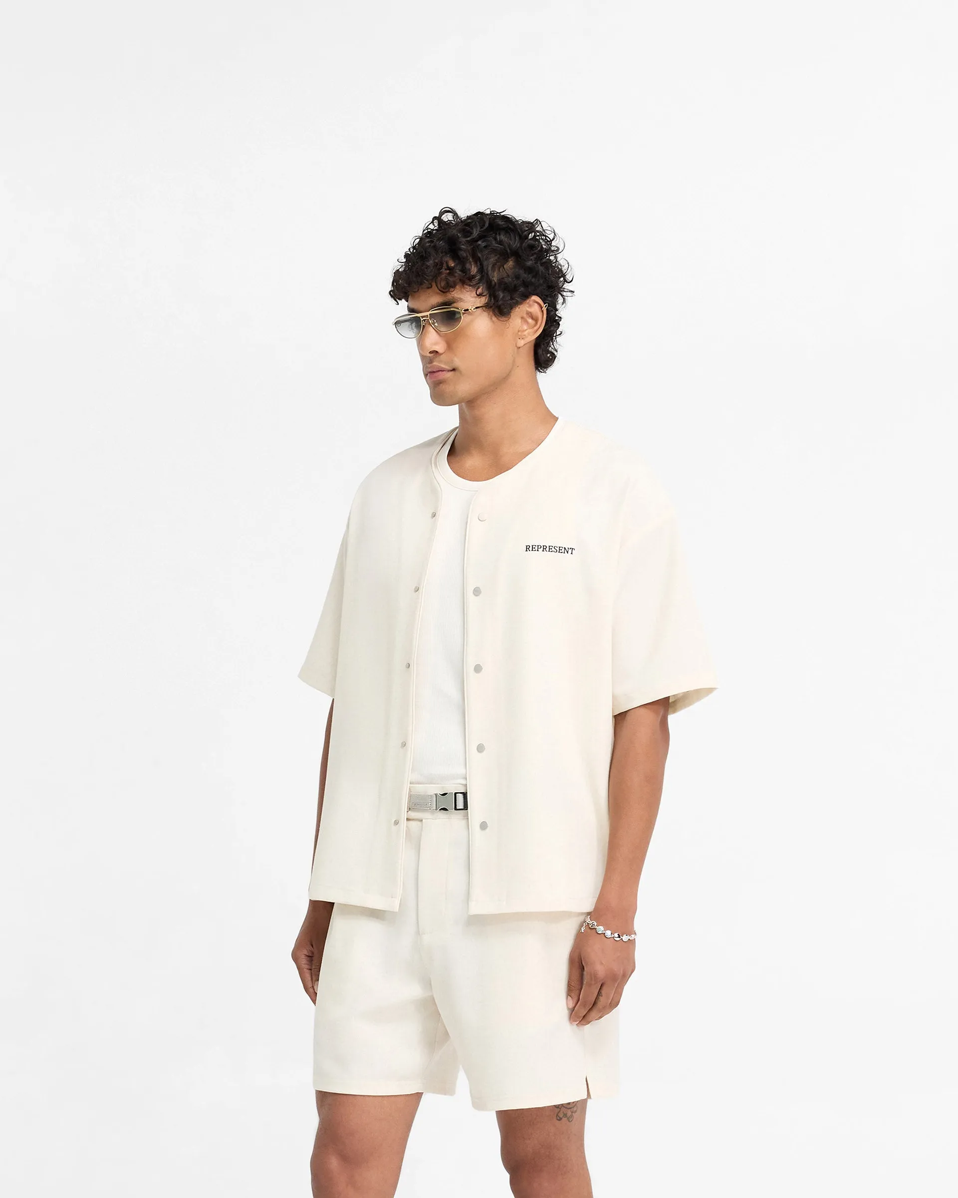 Baseball Shirt - Antique White sold by Represent product image thumbnail 2