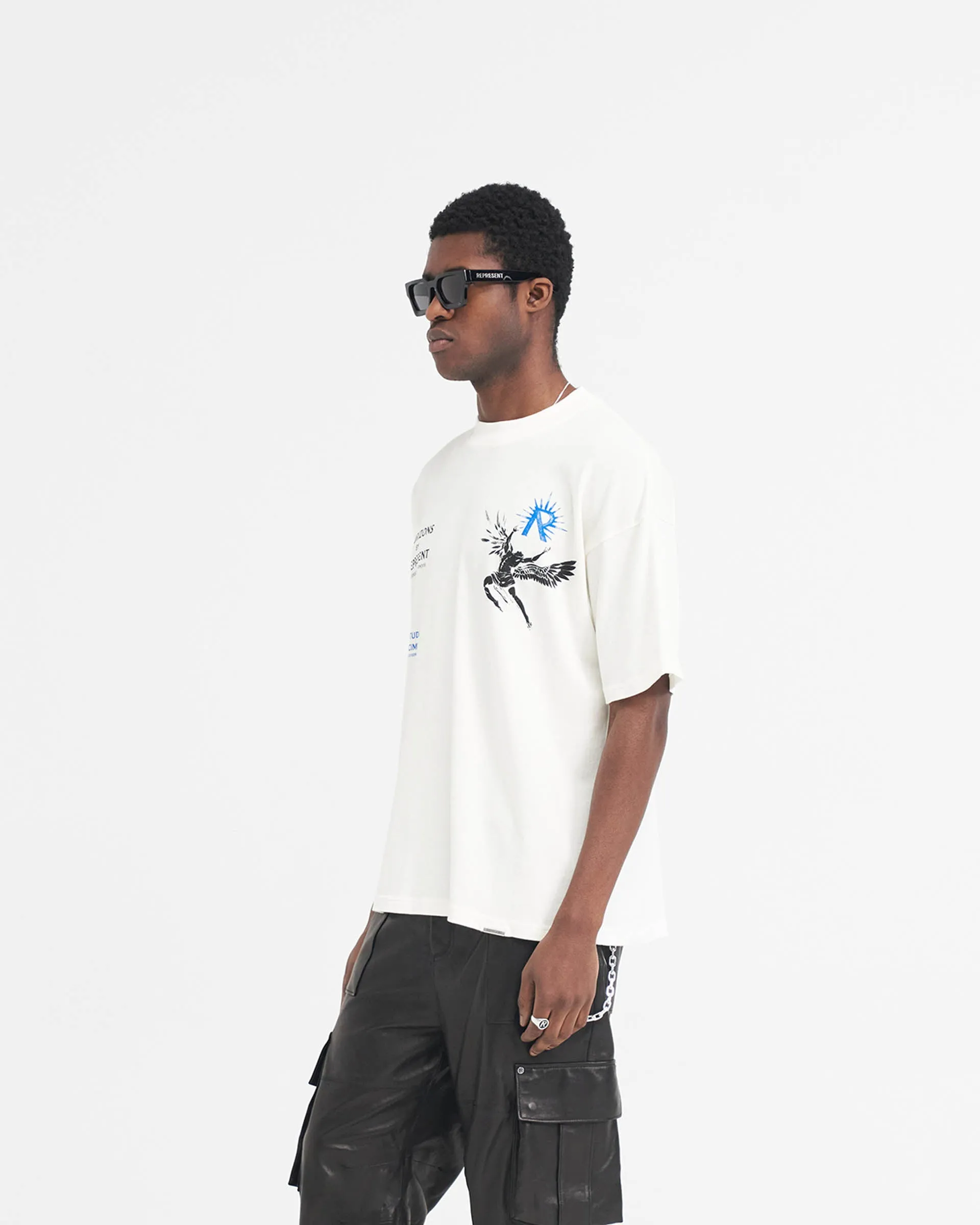 Icarus T-Shirt - Flat White sold by Represent product image thumbnail 4