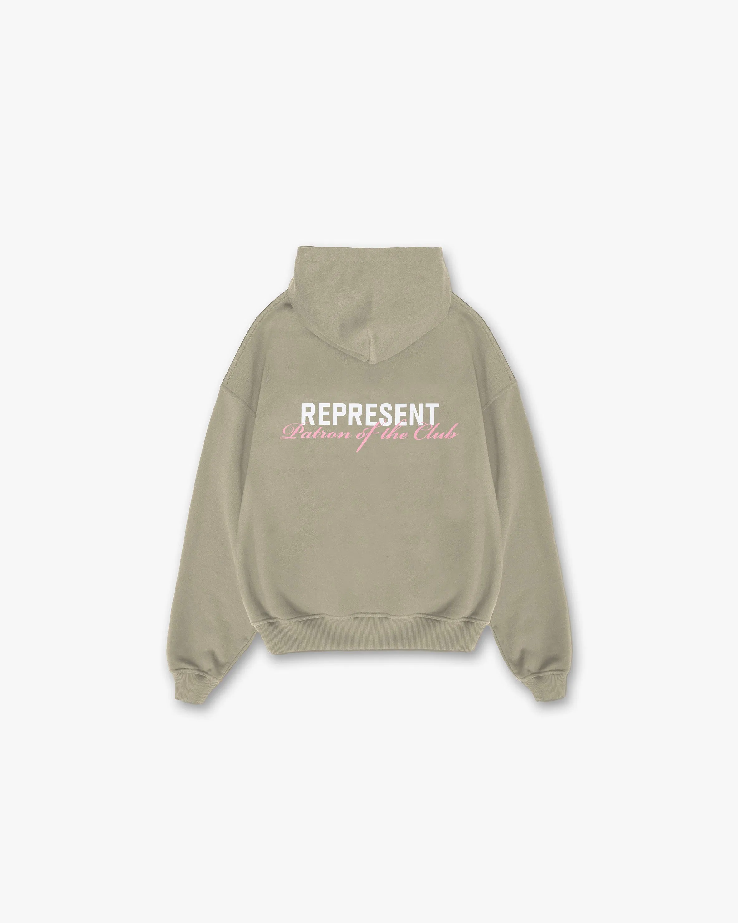 Patron Of The Club Hoodie - Khaki Pink sold by Represent product image thumbnail 2