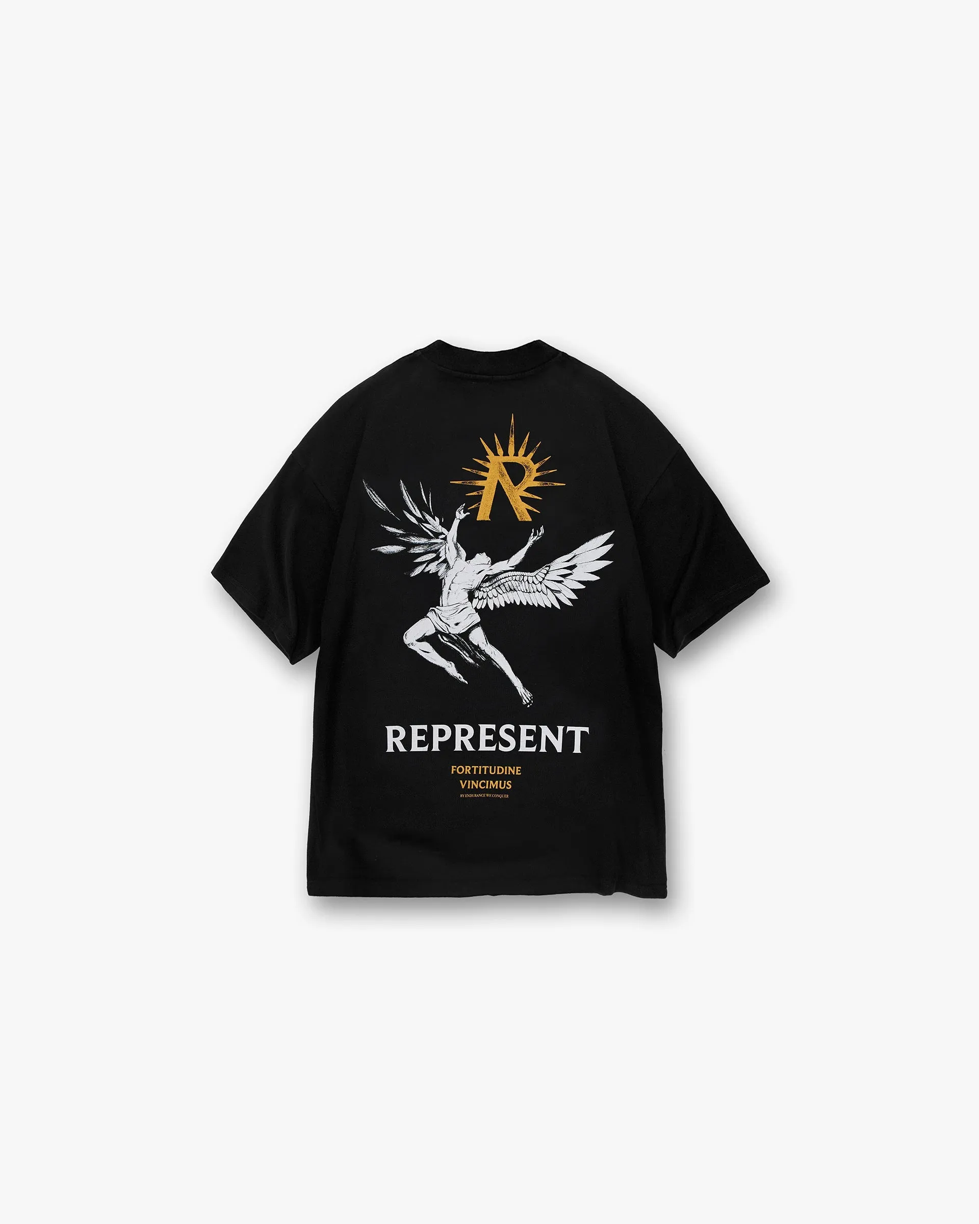 Icarus T-Shirt - Jet Black sold by Represent product image thumbnail 2