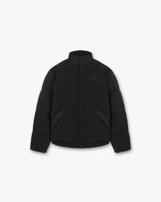 Puffer Jacket - Jet Black sold by Represent