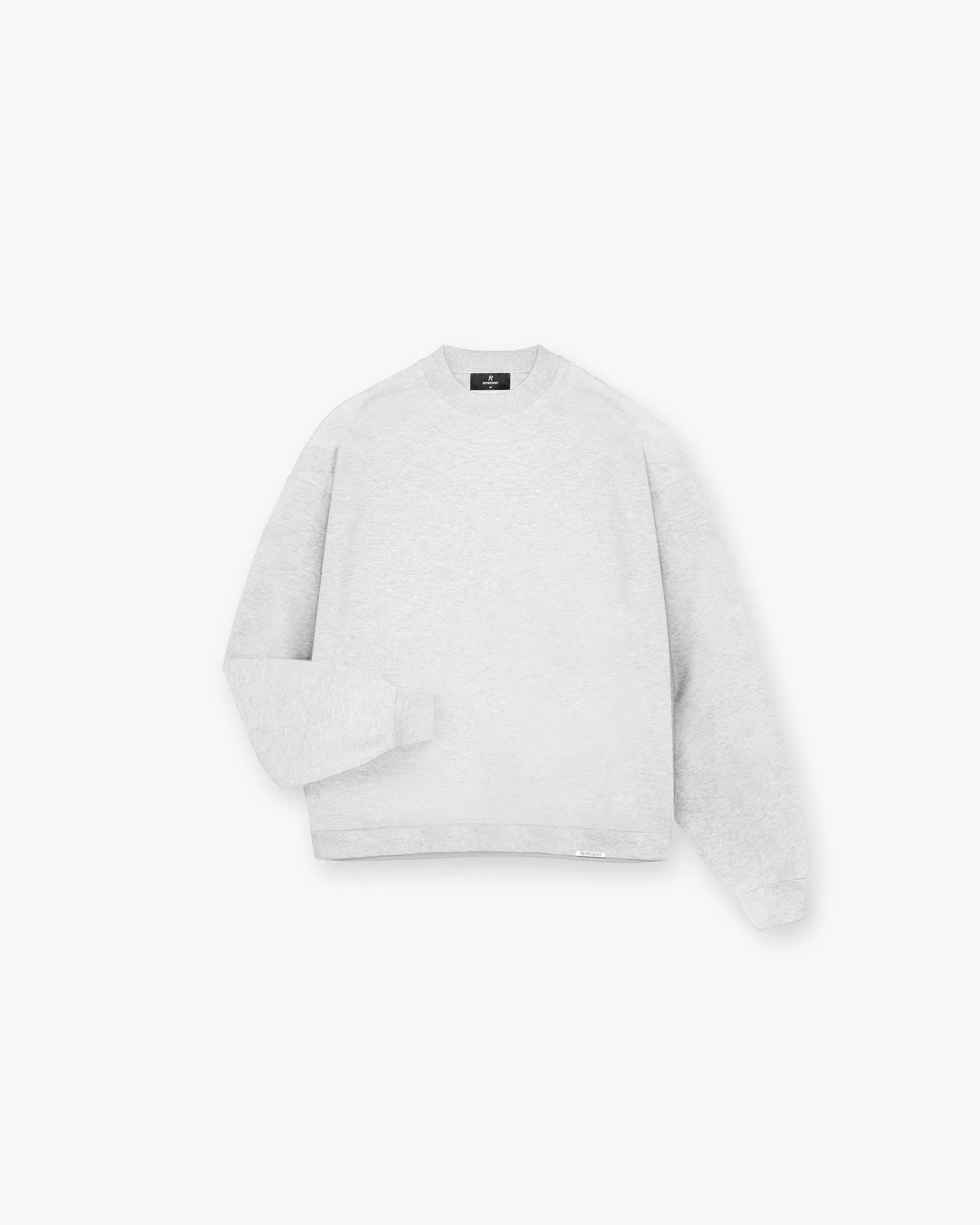 Initial Boxy Sweater - Ice Grey Marl sold by Represent