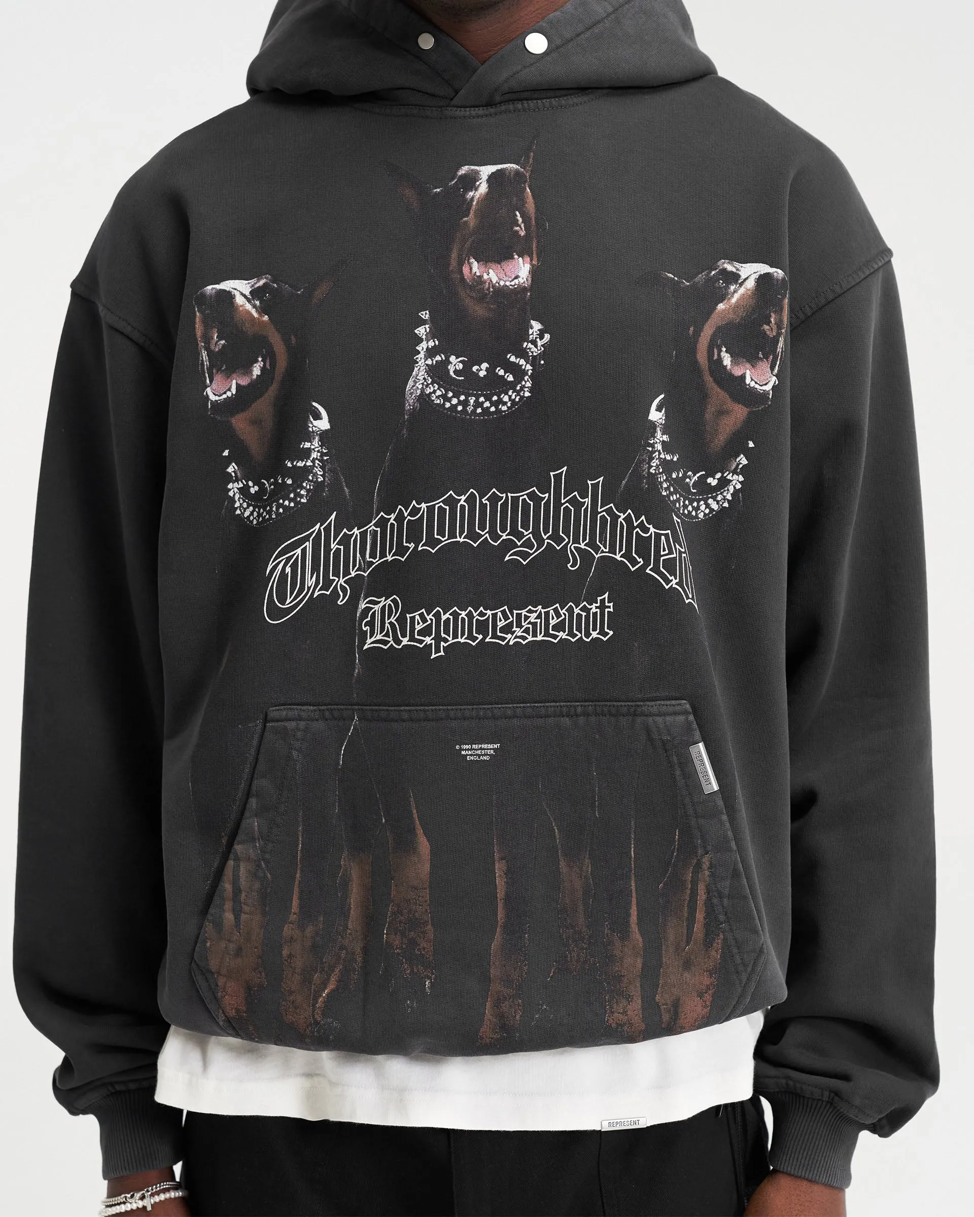 Thoroughbred Hoodie - Vintage Black sold by Represent product image thumbnail 2
