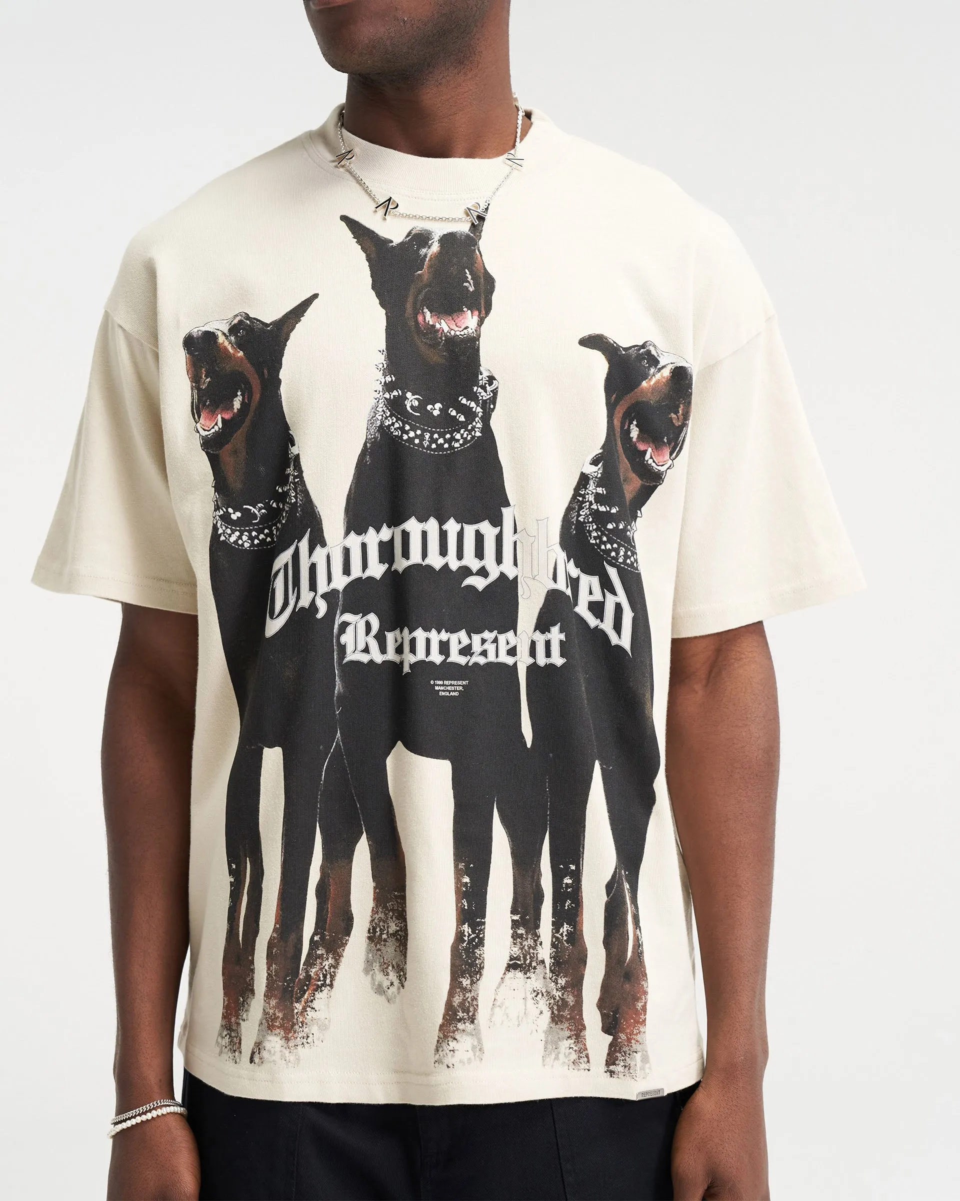 Thoroughbred T-Shirt - Vintage White sold by Represent product image thumbnail 2