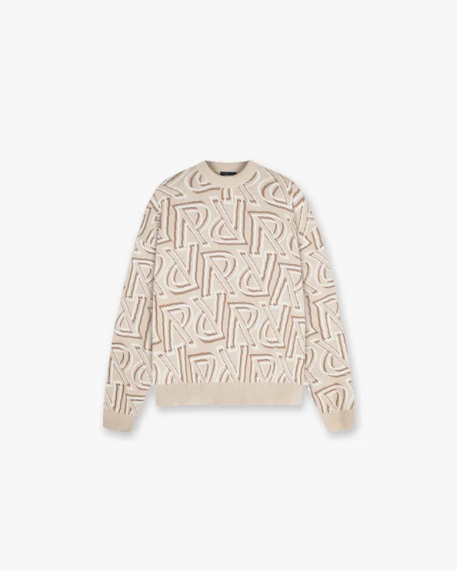 Monogram Knit Sweater - Cashmere sold by Represent