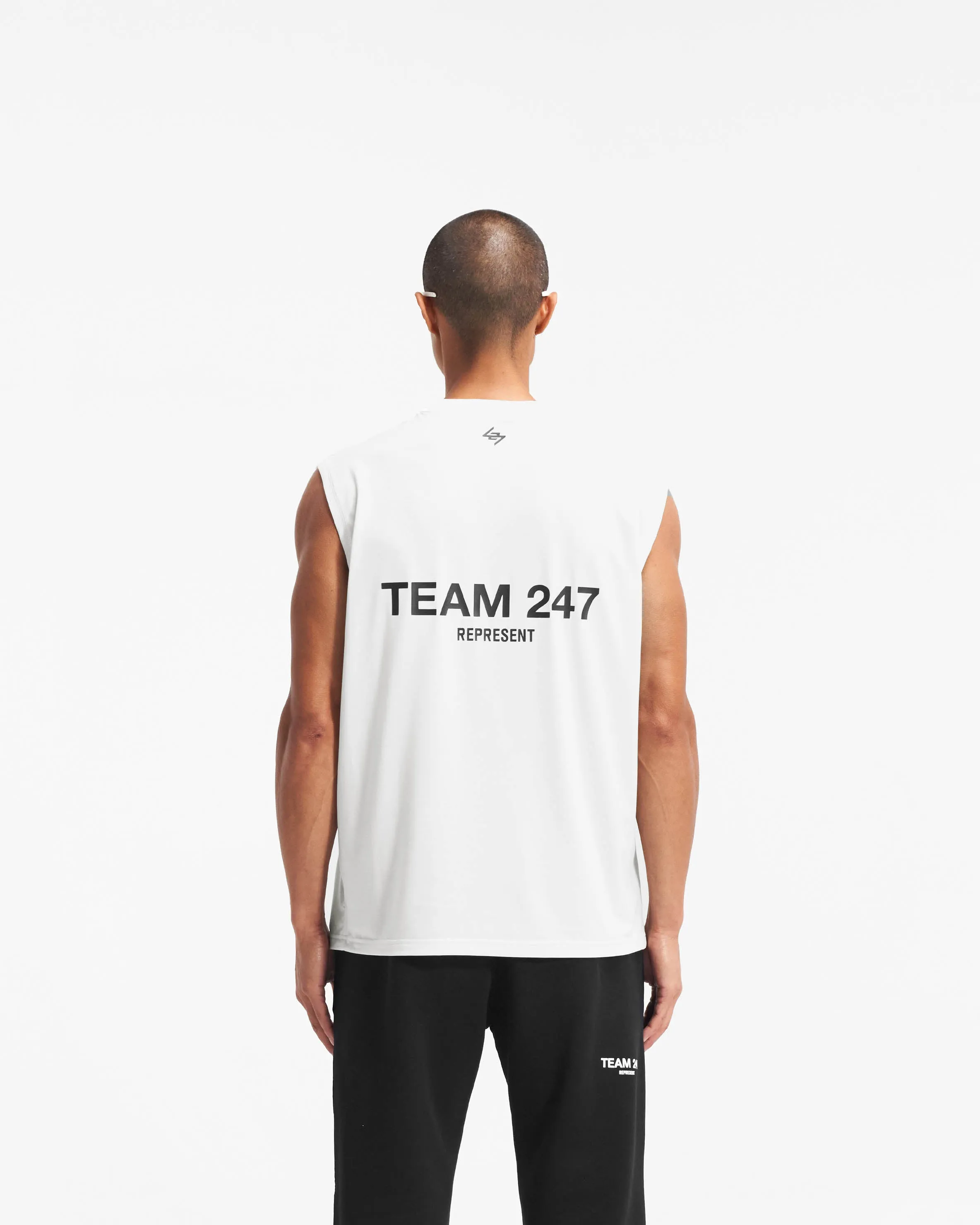 Team 247 Oversized Tank - Flat White sold by Represent product image thumbnail 4