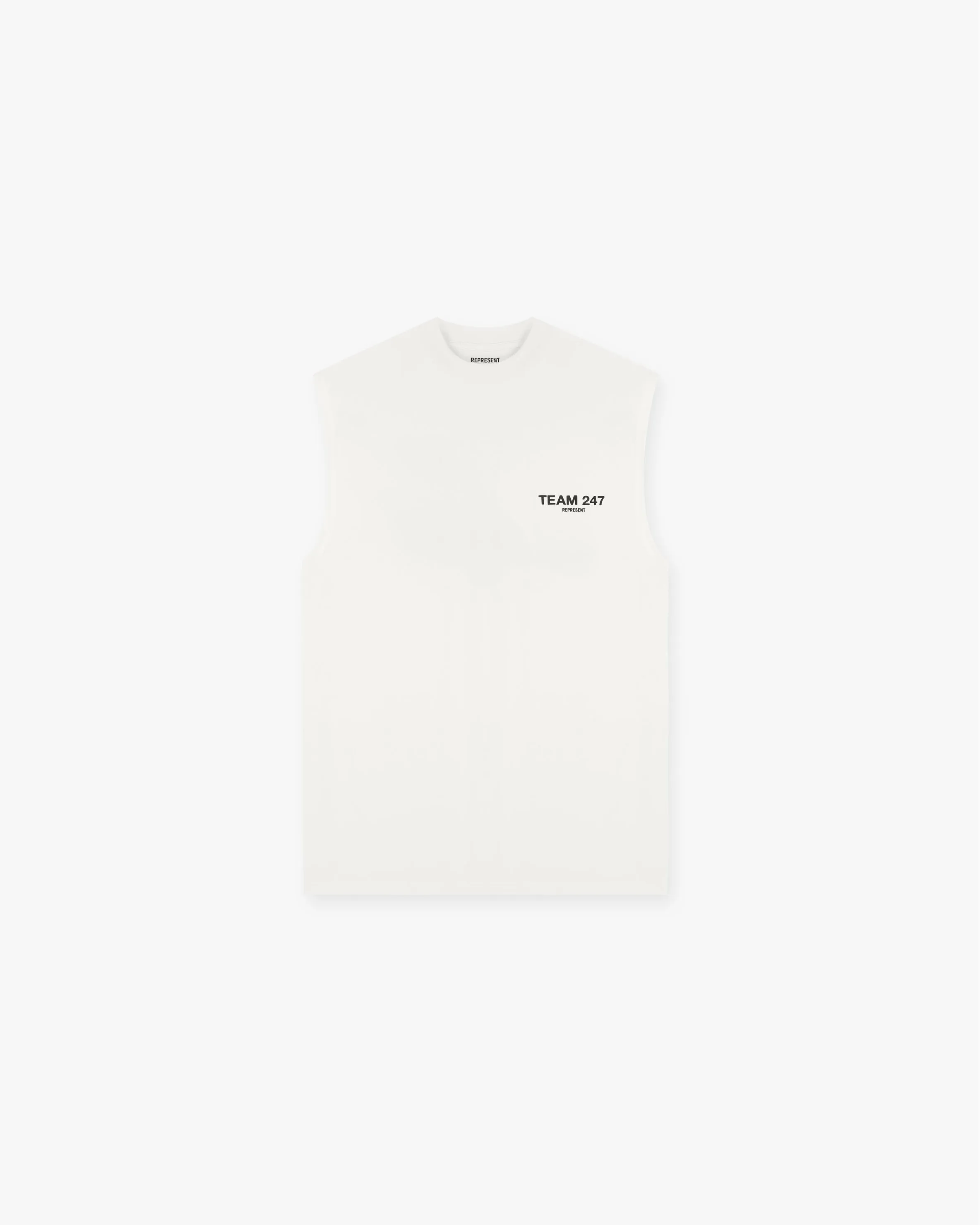 Team 247 Oversized Tank - Flat White sold by Represent