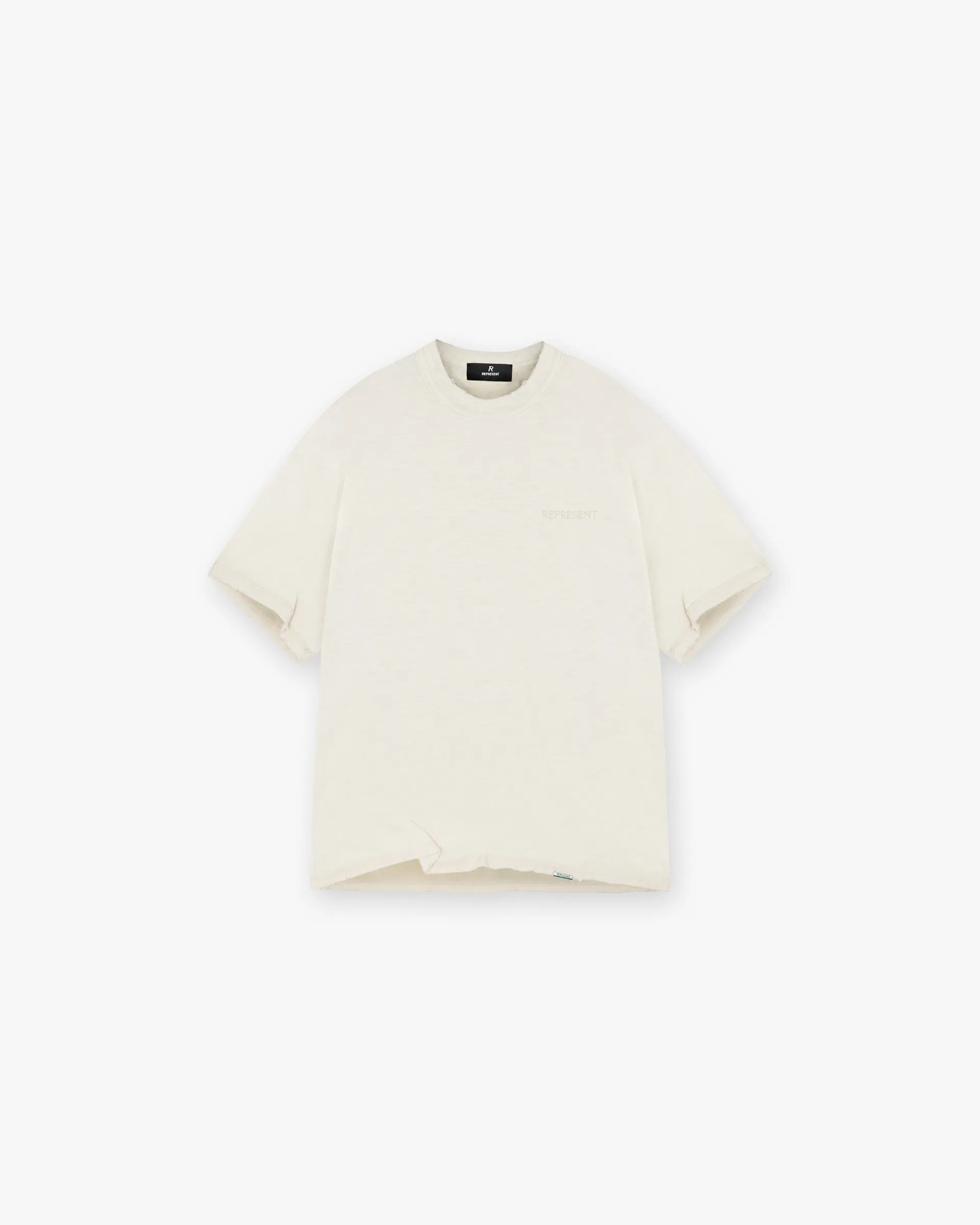 Slub T-Shirt - White Sand sold by Represent