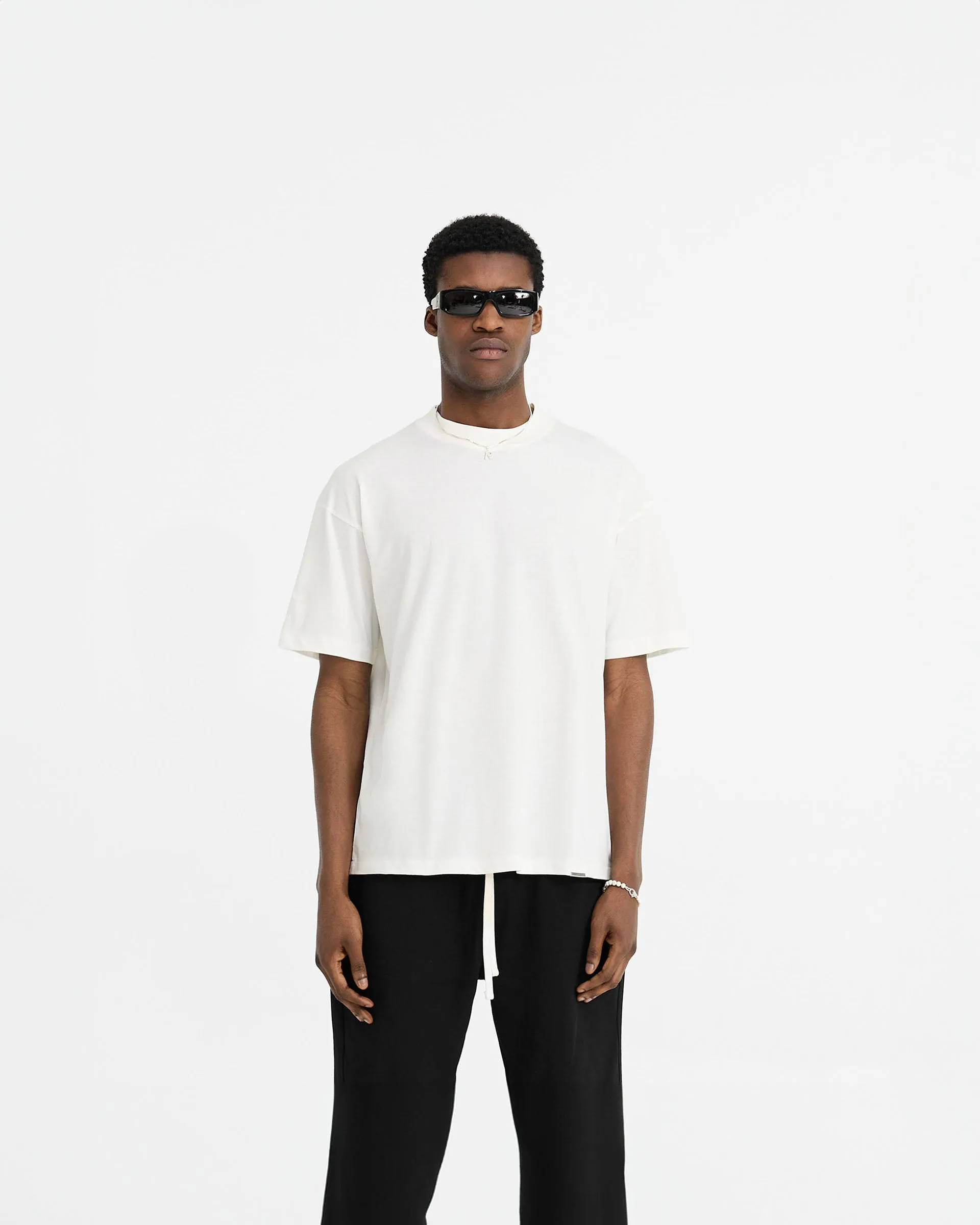 Initial Oversized T-Shirt - Flat White sold by Represent product image thumbnail 3