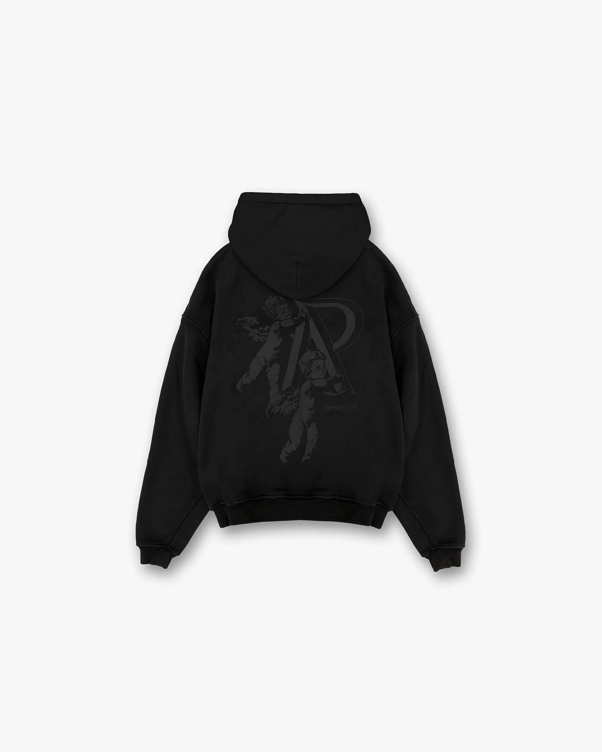 Cherub Initial Zip Hoodie - Black sold by Represent product image thumbnail 2