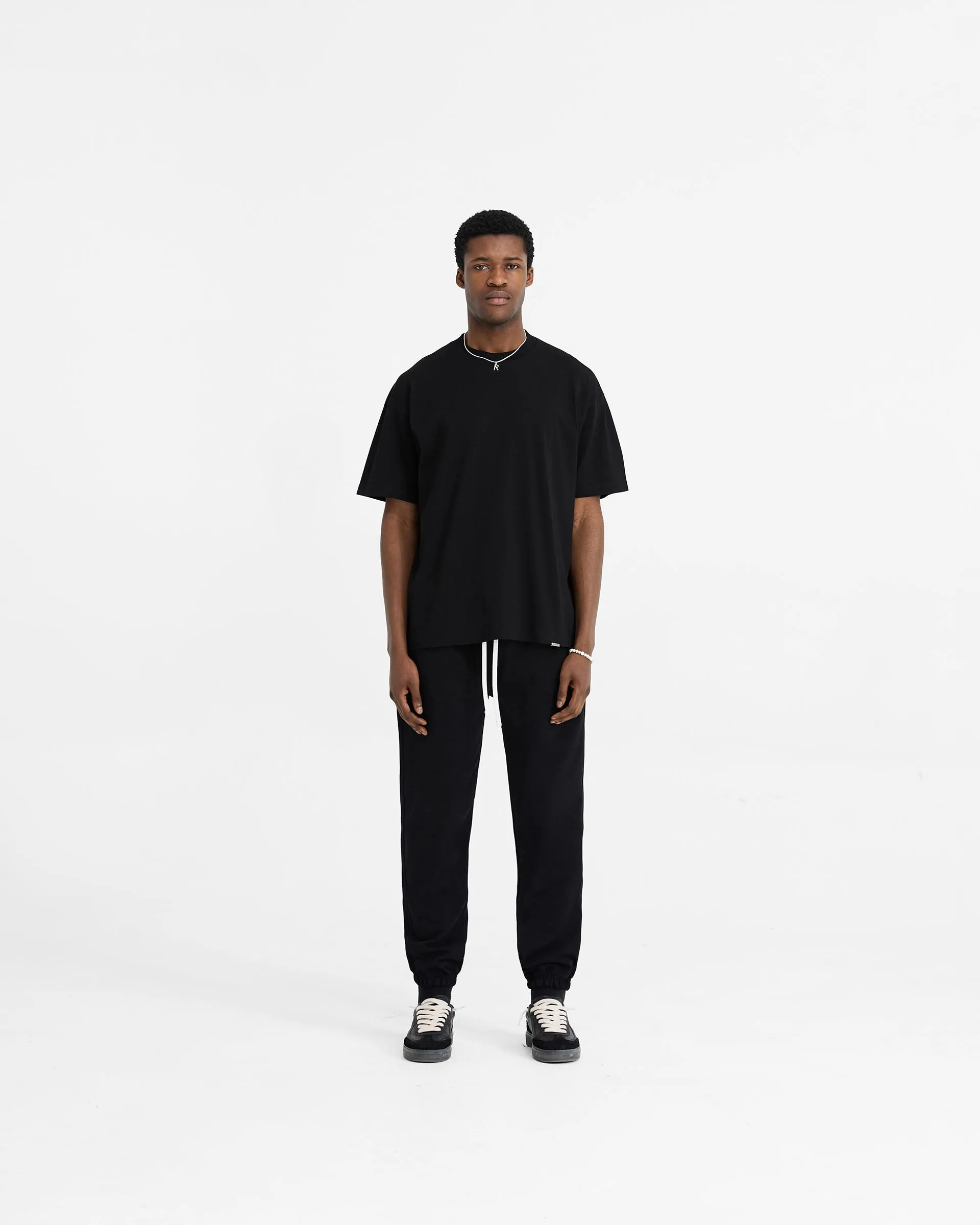Initial Oversized T-Shirt - Black sold by Represent product image thumbnail 5