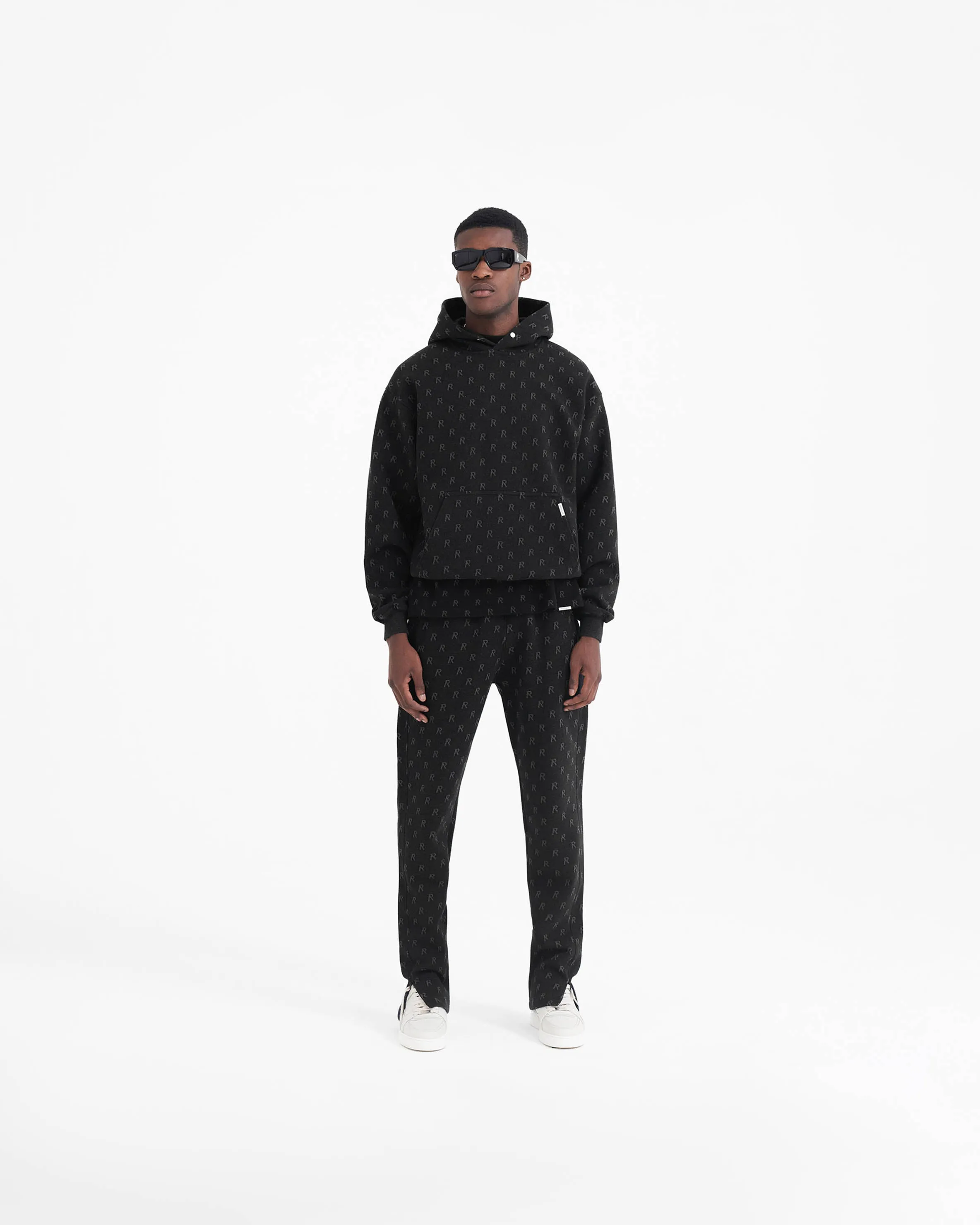 Intarsia Initial Sweatpant - Off Black sold by Represent product image thumbnail 5