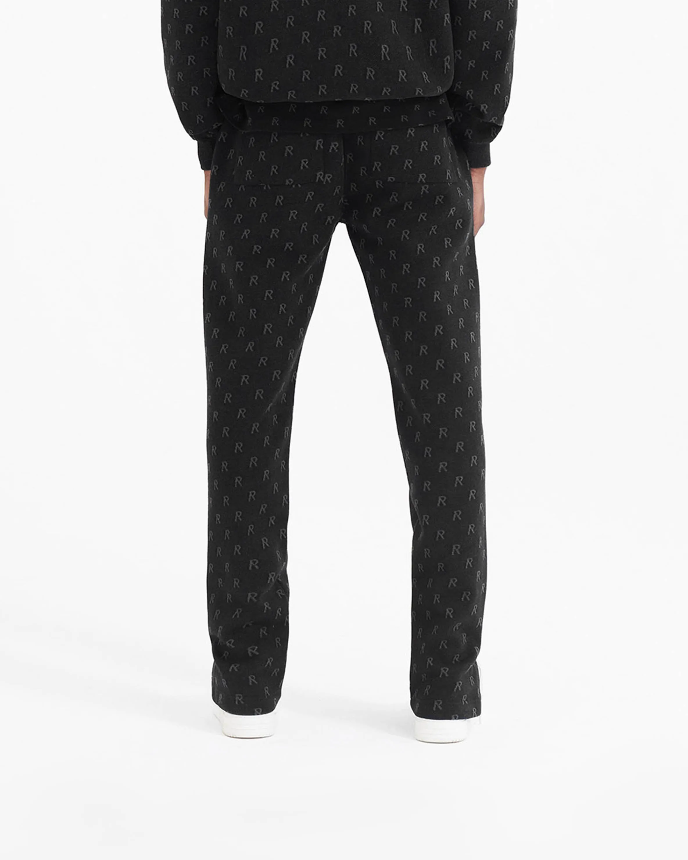 Intarsia Initial Sweatpant - Off Black sold by Represent product image thumbnail 4