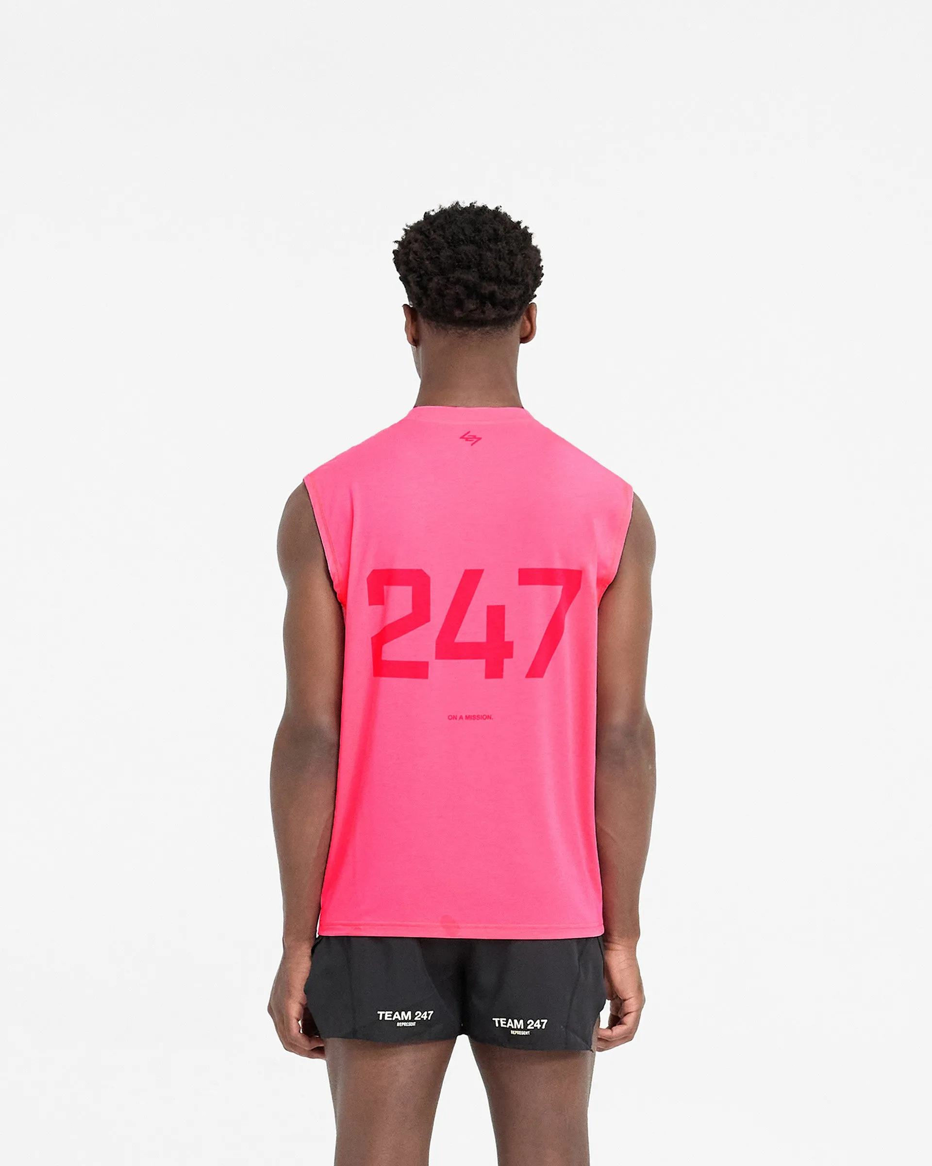 247 Oversized Tank - Ultra Pink sold by Represent product image thumbnail 4