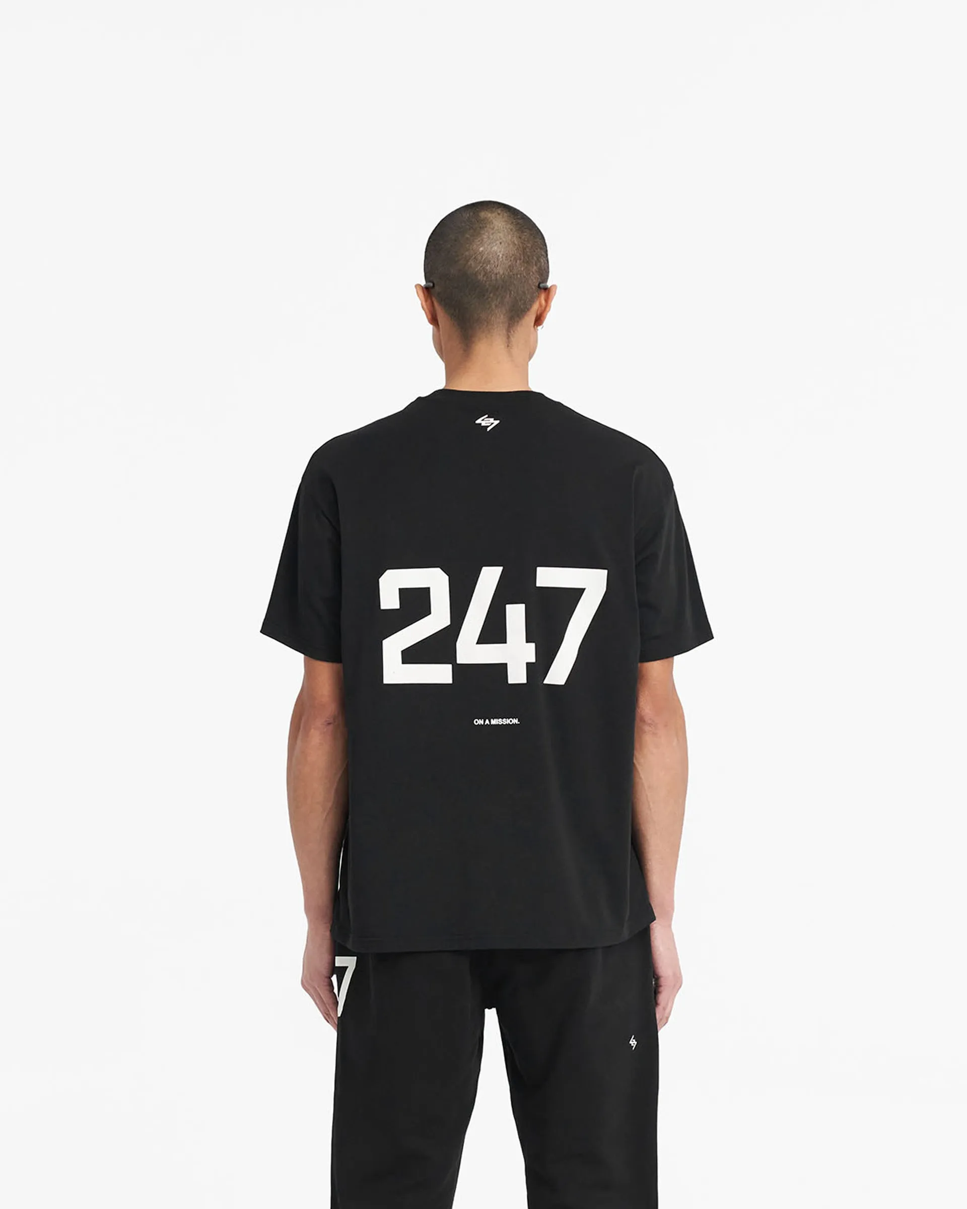 247 Oversized T-Shirt - Jet Black sold by Represent product image thumbnail 4