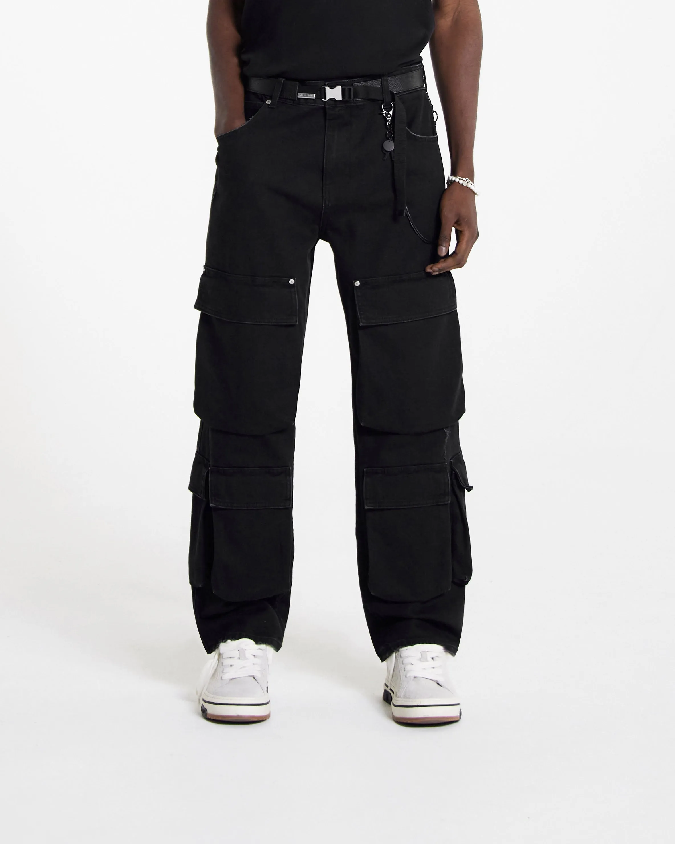 R3 Cargo Denim - Black sold by Represent product image thumbnail 2