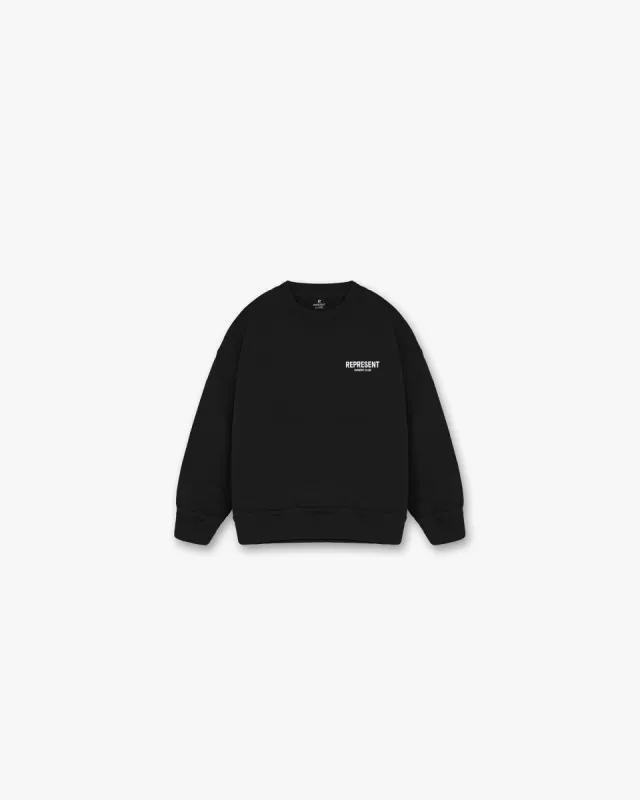 Represent Mini Owners Club Sweater - Black sold by Represent