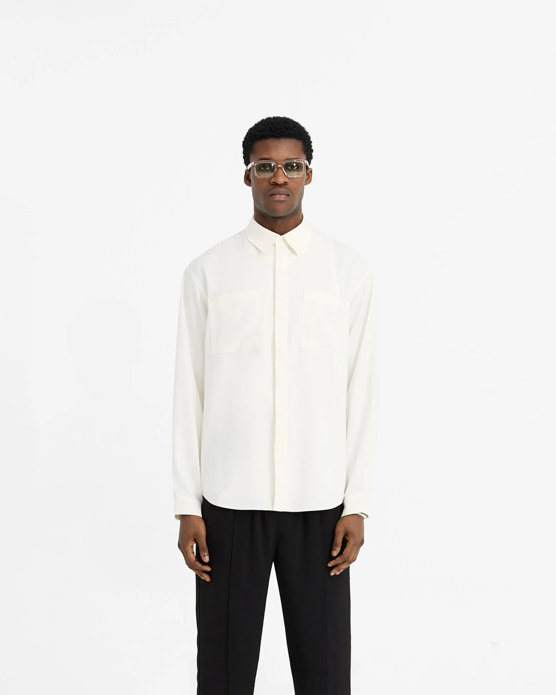 Initial Shirt - Flat White sold by Represent product image thumbnail 3
